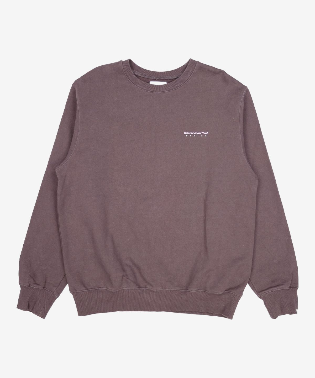 디스이즈네버댓(THISISNEVERTHAT) (FW21) DSN-Logo Crewneck Charcoal L
