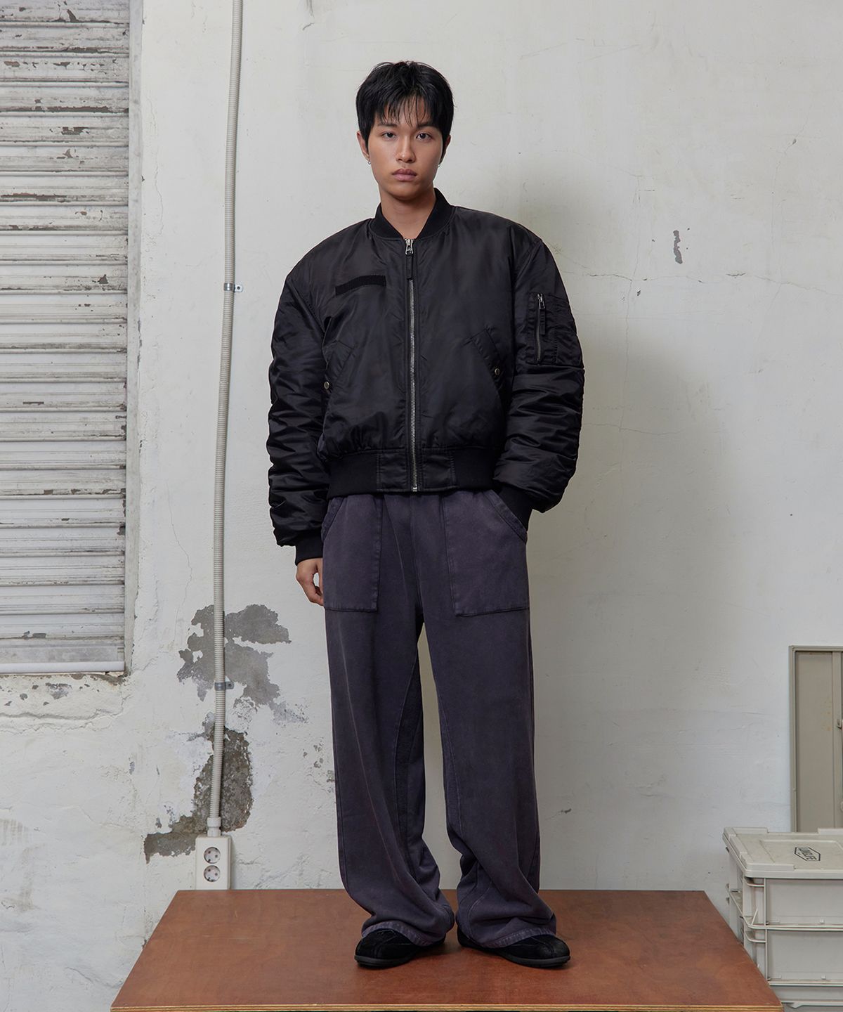 토니로렌스(TONY LAWRENCE) Flight MA-1 Jacket_BK