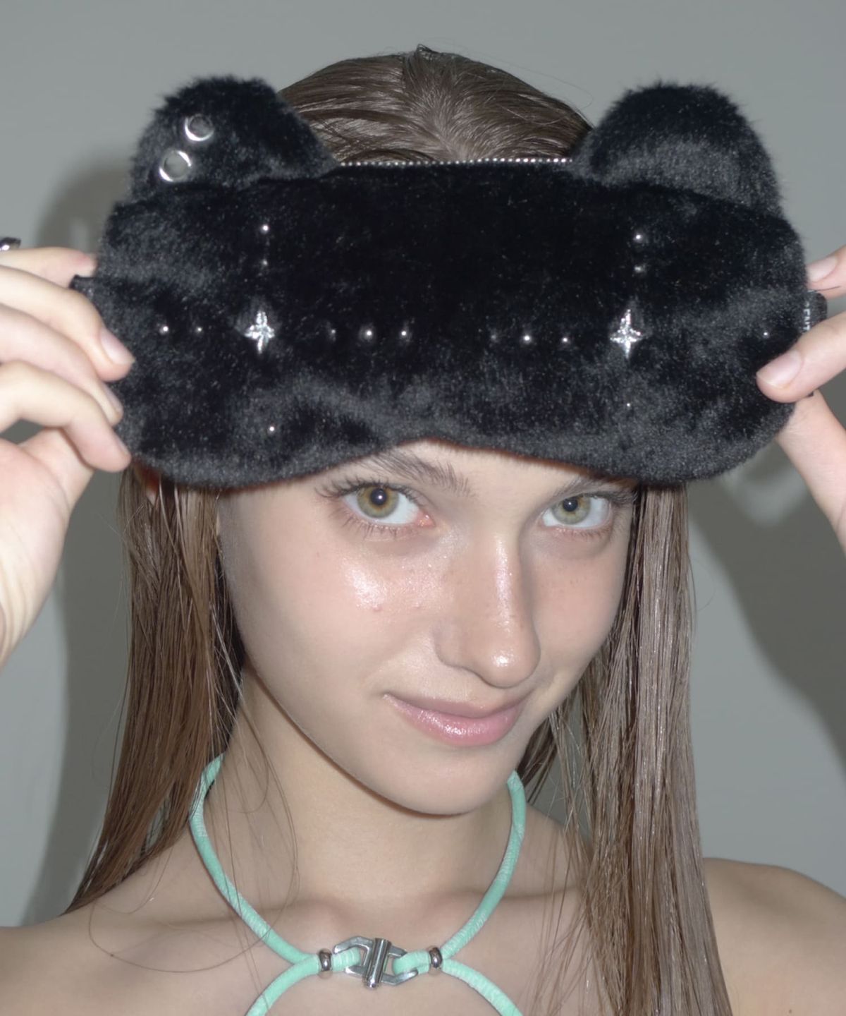 센티멍(SENTIMENTS) NO.780 [BLACK] BLACK CAT SLEEP MASK
