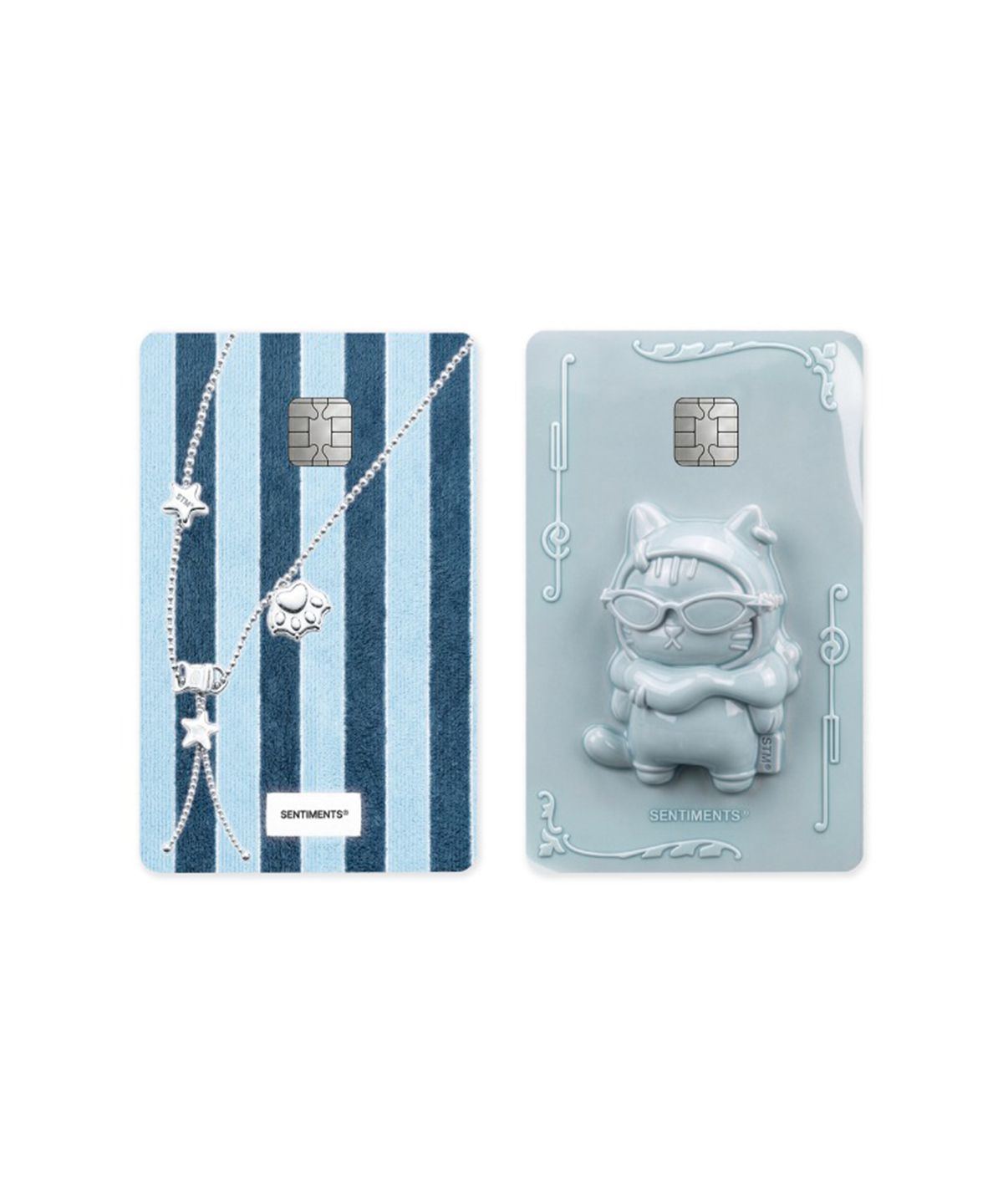 센티멍(SENTIMENTS) NO.781 [BLUE, GREY] CARD STICKER