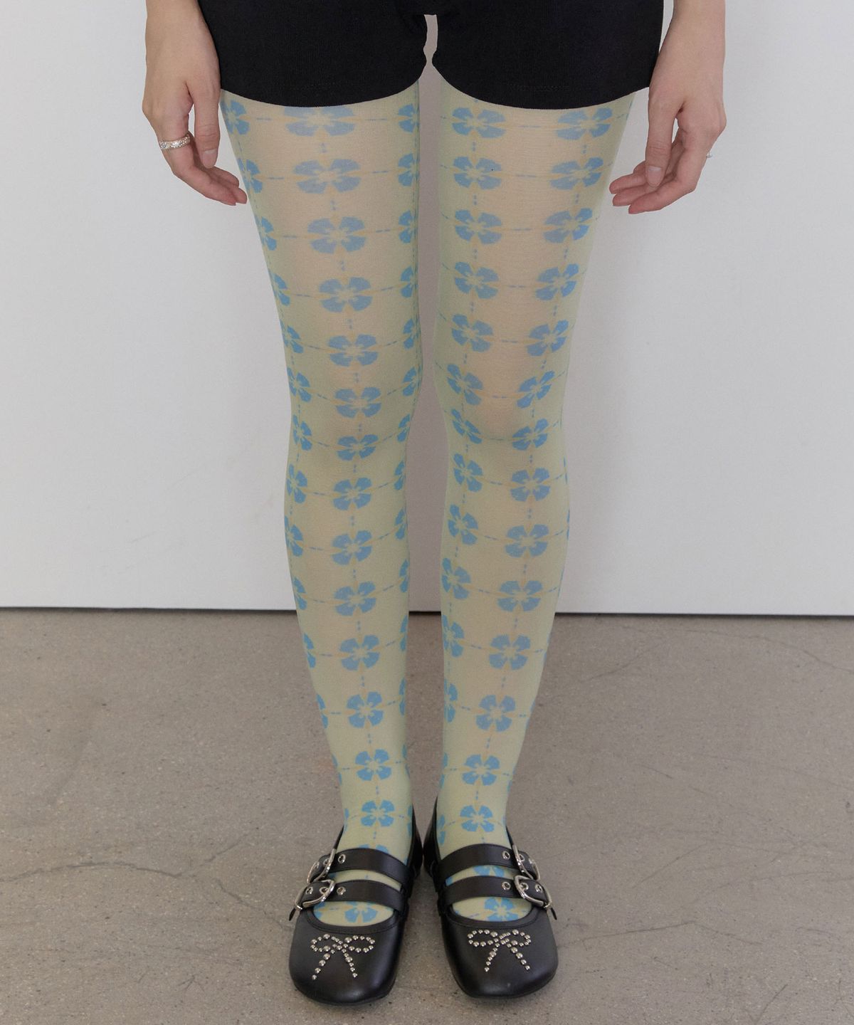 타입서비스(TYPESERVICE) Flora Tile Tights [Lime]