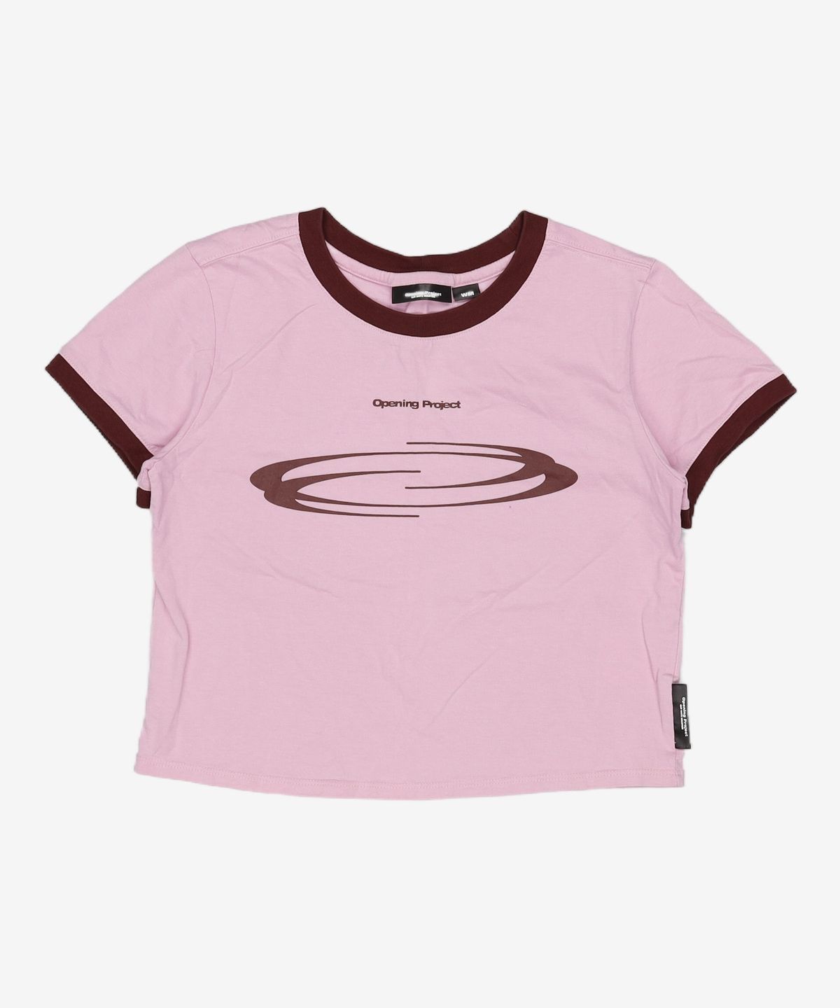 오프닝프로젝트(OPENING PROJECT) W  Identity Ringer T Shirt - Pink M
