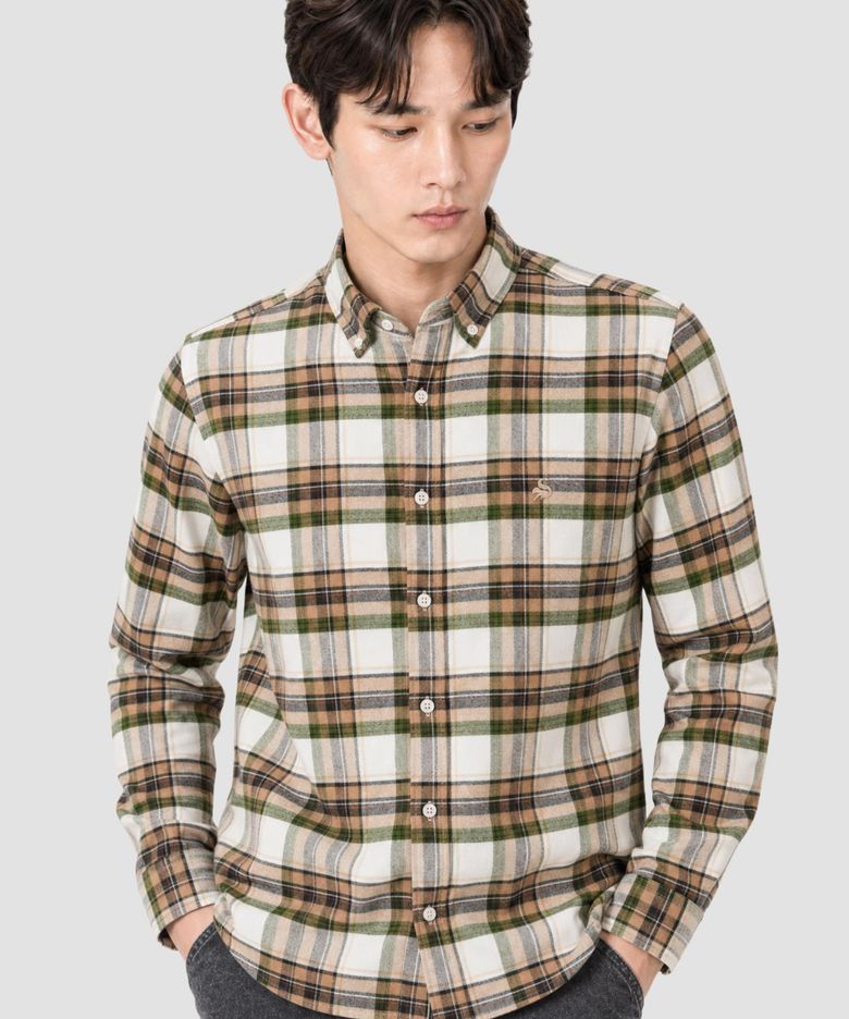 체크패턴 C셔츠_TRHNL4F9291