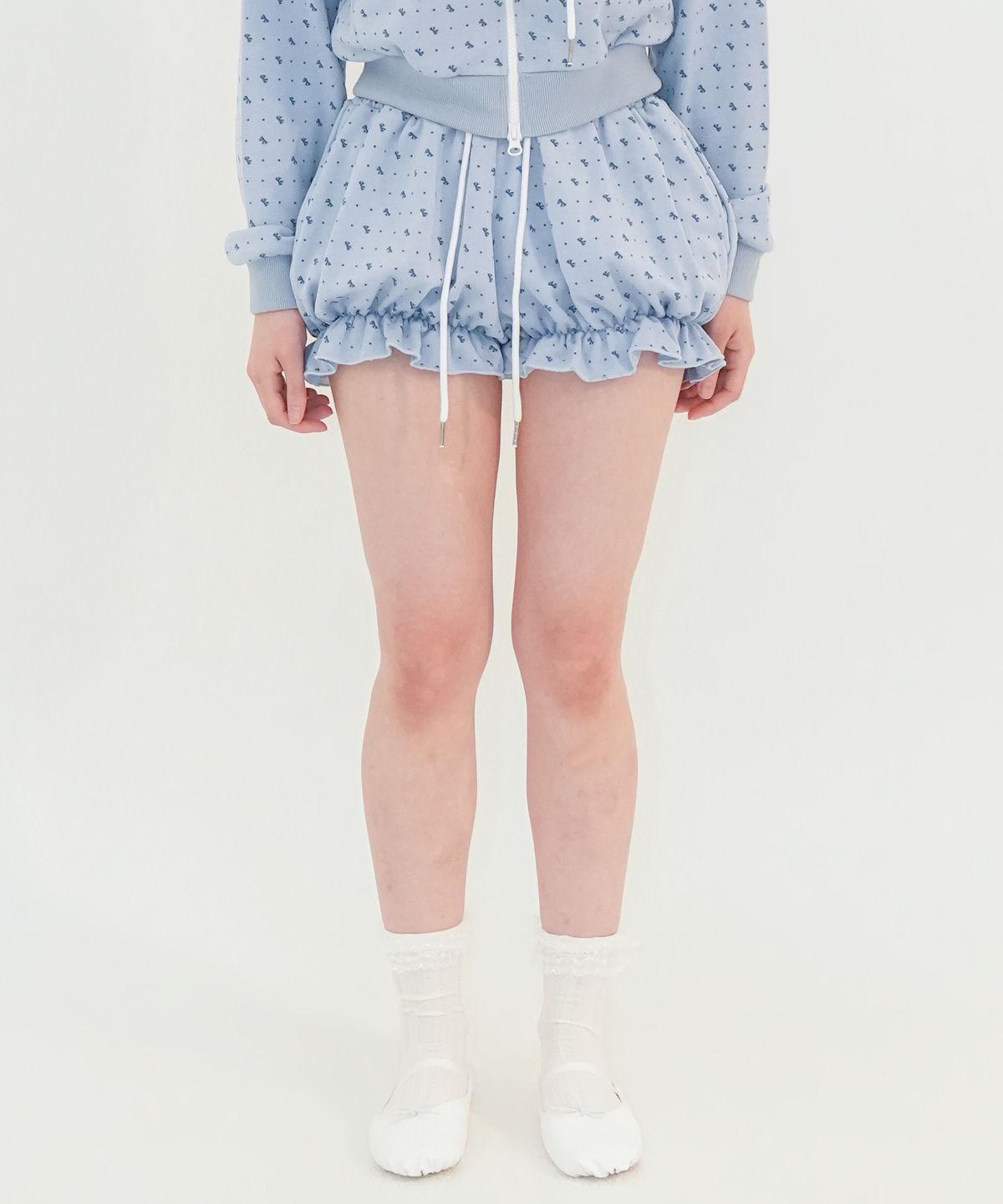 판영(FANYOUNG) RIBBON PUMPKIN SHORTS BLUE