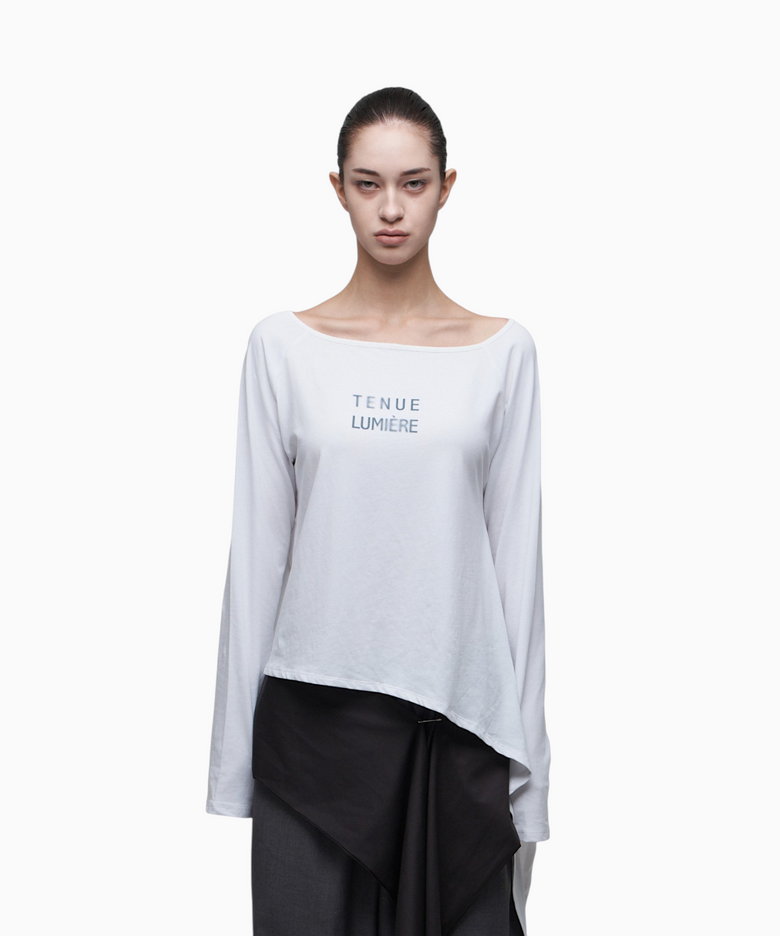 TENUE FLARED LONG SLEEVE WHITE