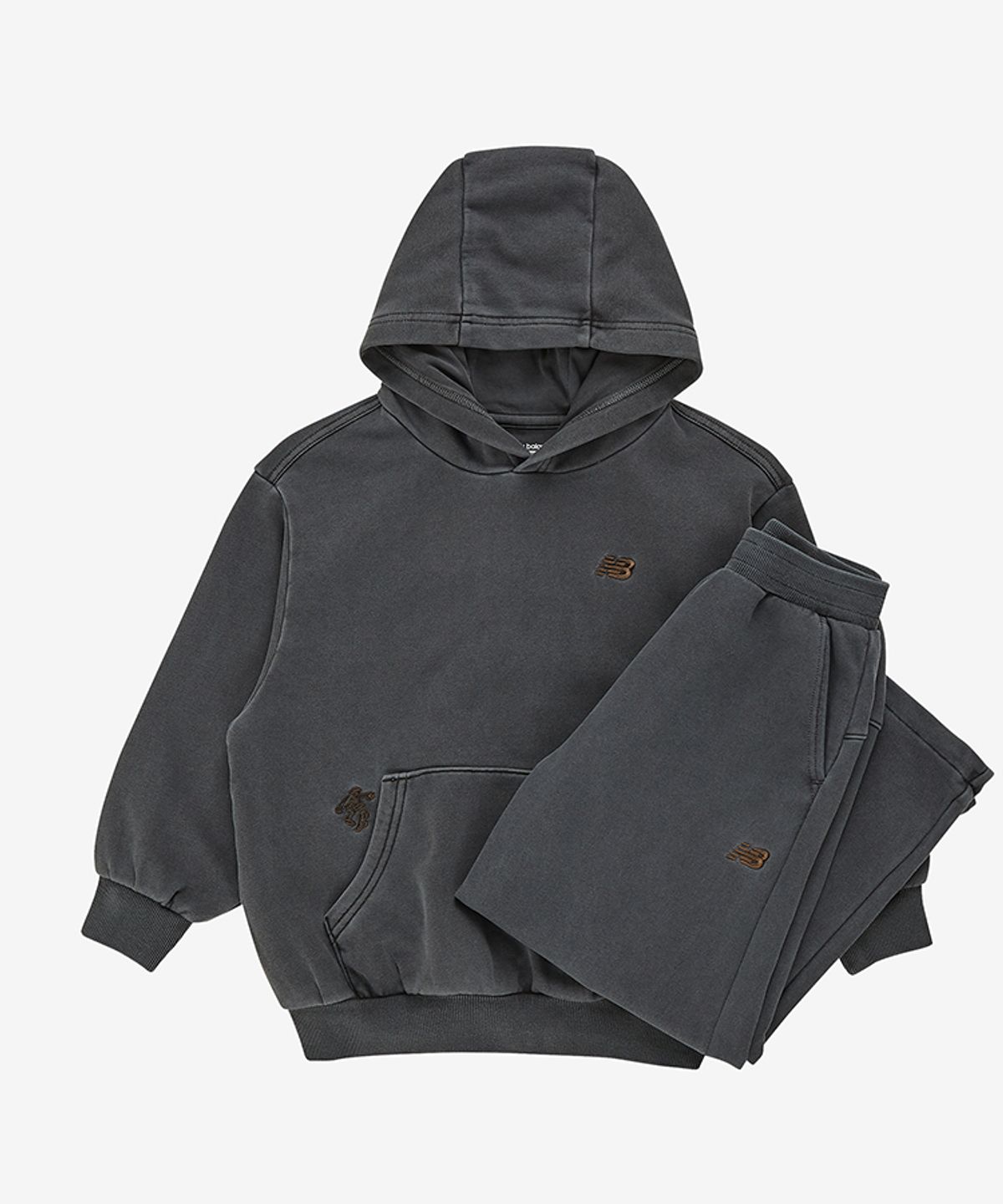 뉴발란스 키즈(NEWBALANCEKIDS) 피그먼트 후드 세트 NK9YG4903U60