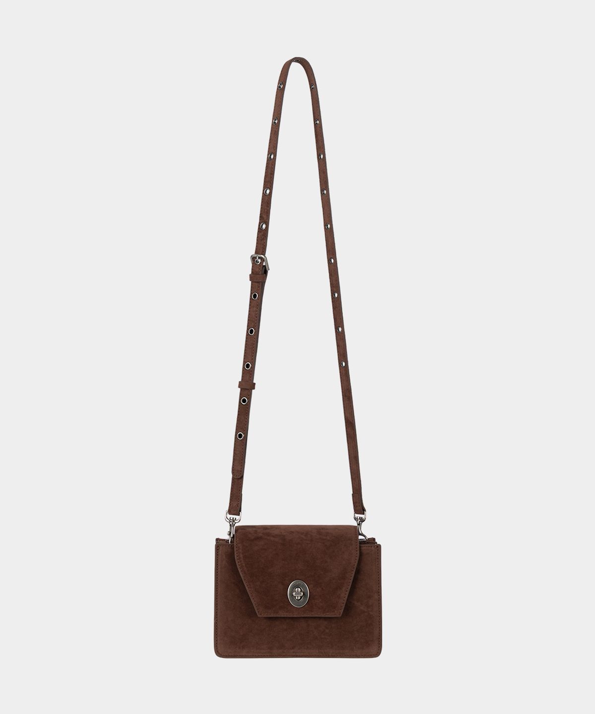 키시닝(KISYNING) Suede Travel Big-Bag (Deep Brown)
