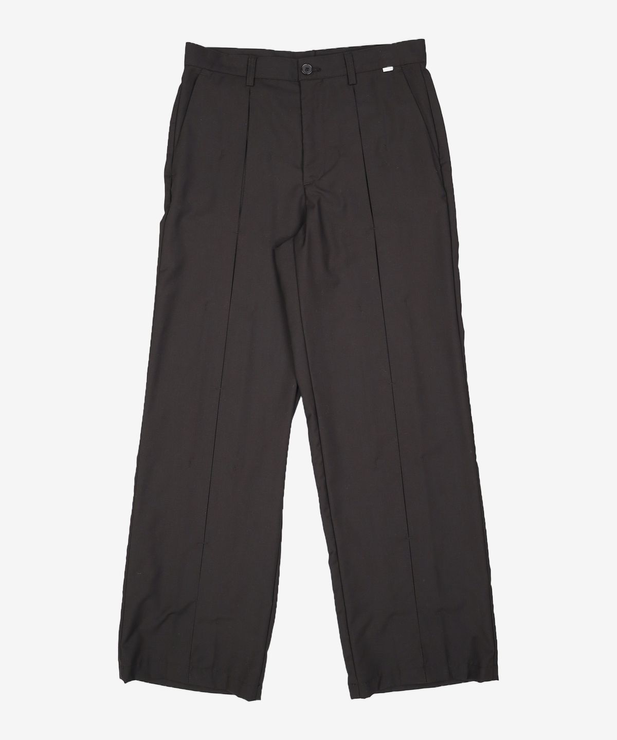 노매뉴얼(NOMANUAL) OPEN TUCK PANTS - BLACK M