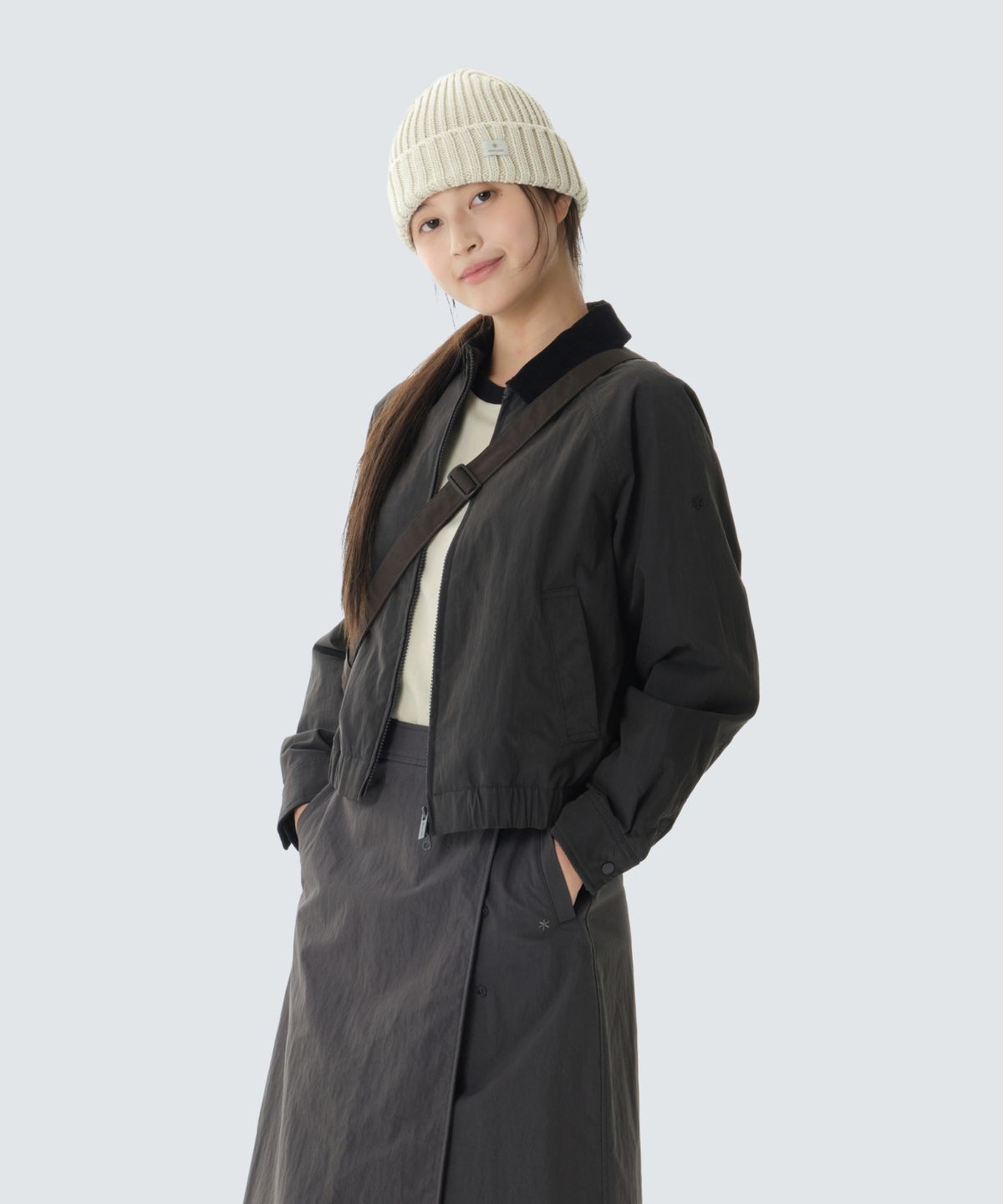 스노우피크 어패럴(SNOWPEAK APPAREL) 클랜드 여성 카라넥 자켓 (S26FWDJK93) Charcoal