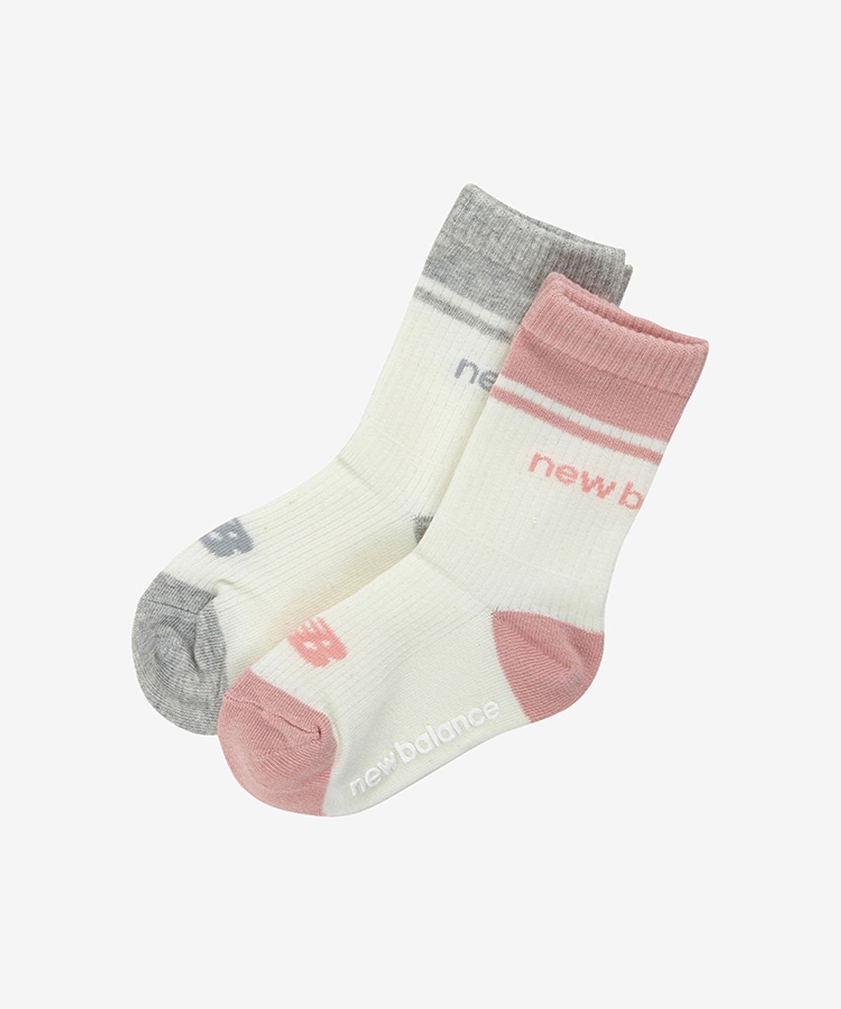 뉴발란스 키즈(NEWBALANCEKIDS) [2PCS] 컬러블록 장목양말 NK8EGF203U25