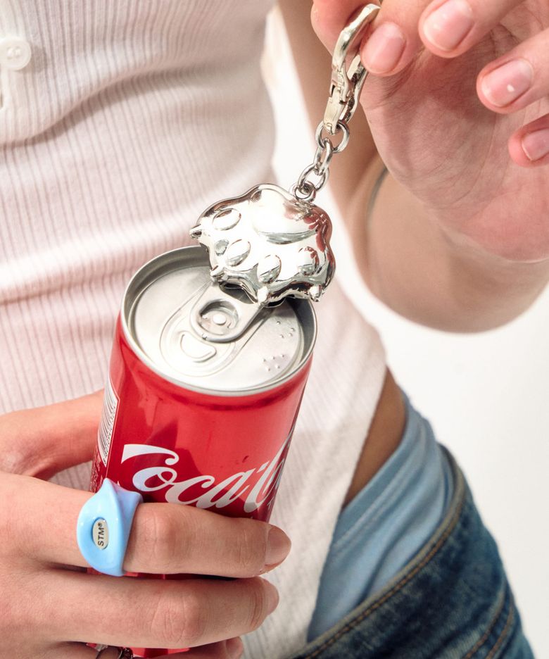 NO.786 [SILVER] BOTTLE OPENNER KEY RING