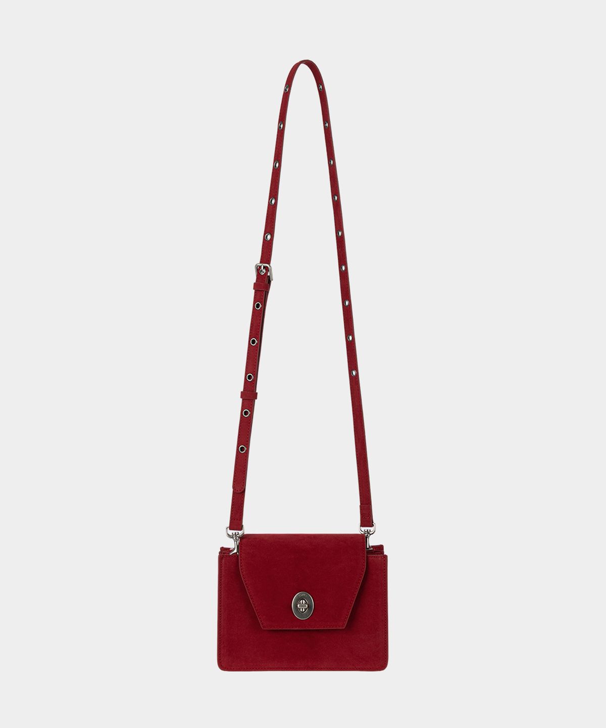 키시닝(KISYNING) Suede Travel Big-Bag (Red)