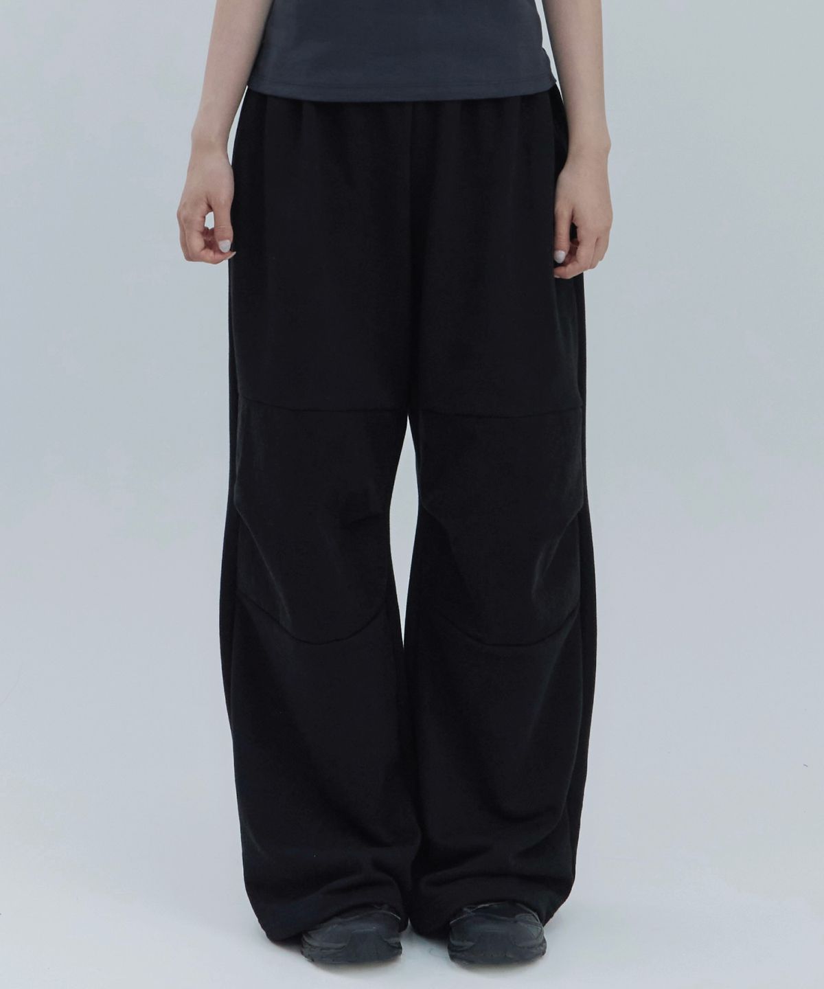 고리(GORI) Wide Panel Pants (black)