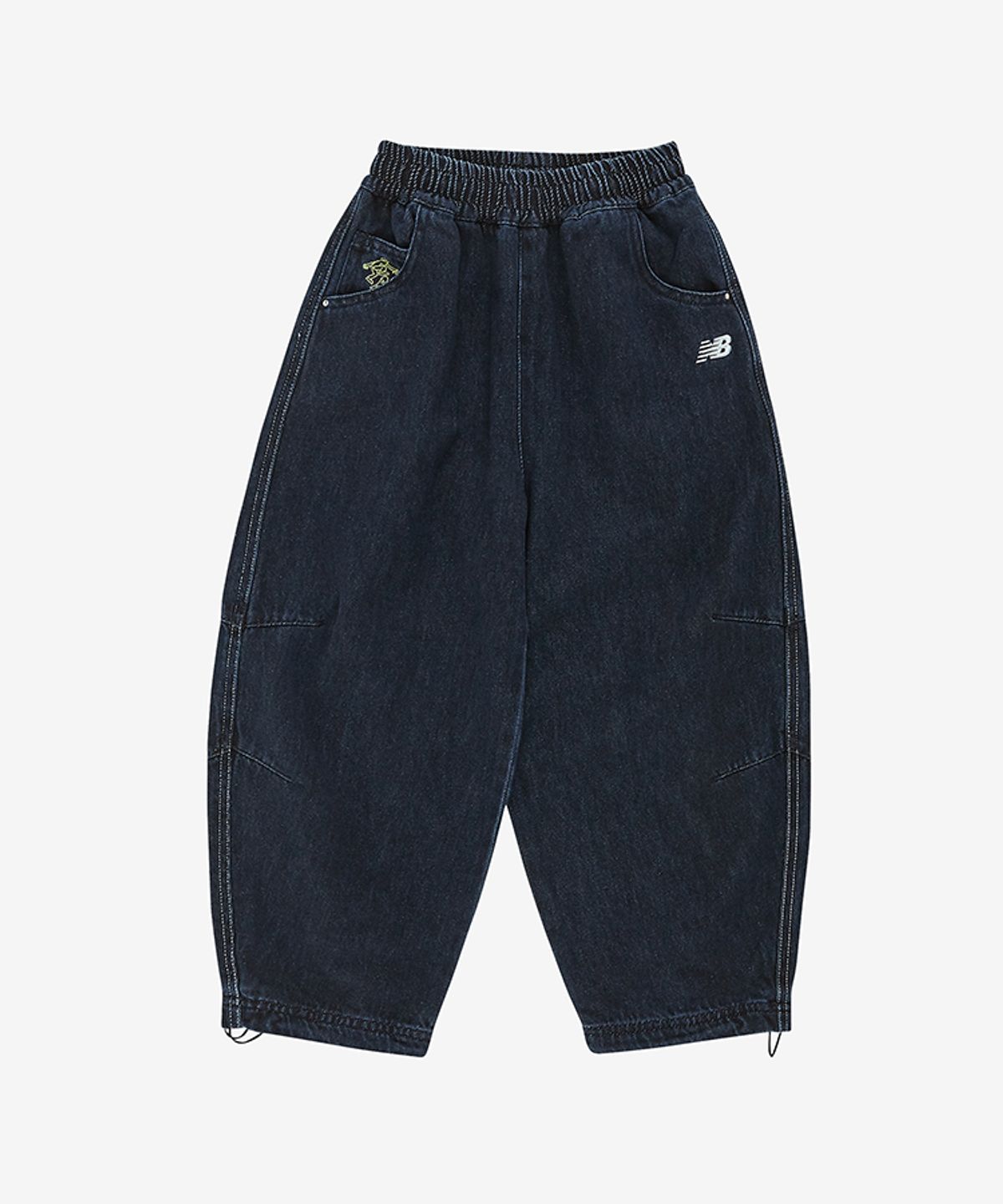 뉴발란스 키즈(NEWBALANCEKIDS) 커브드 데님 팬츠 NK9TG4901U59