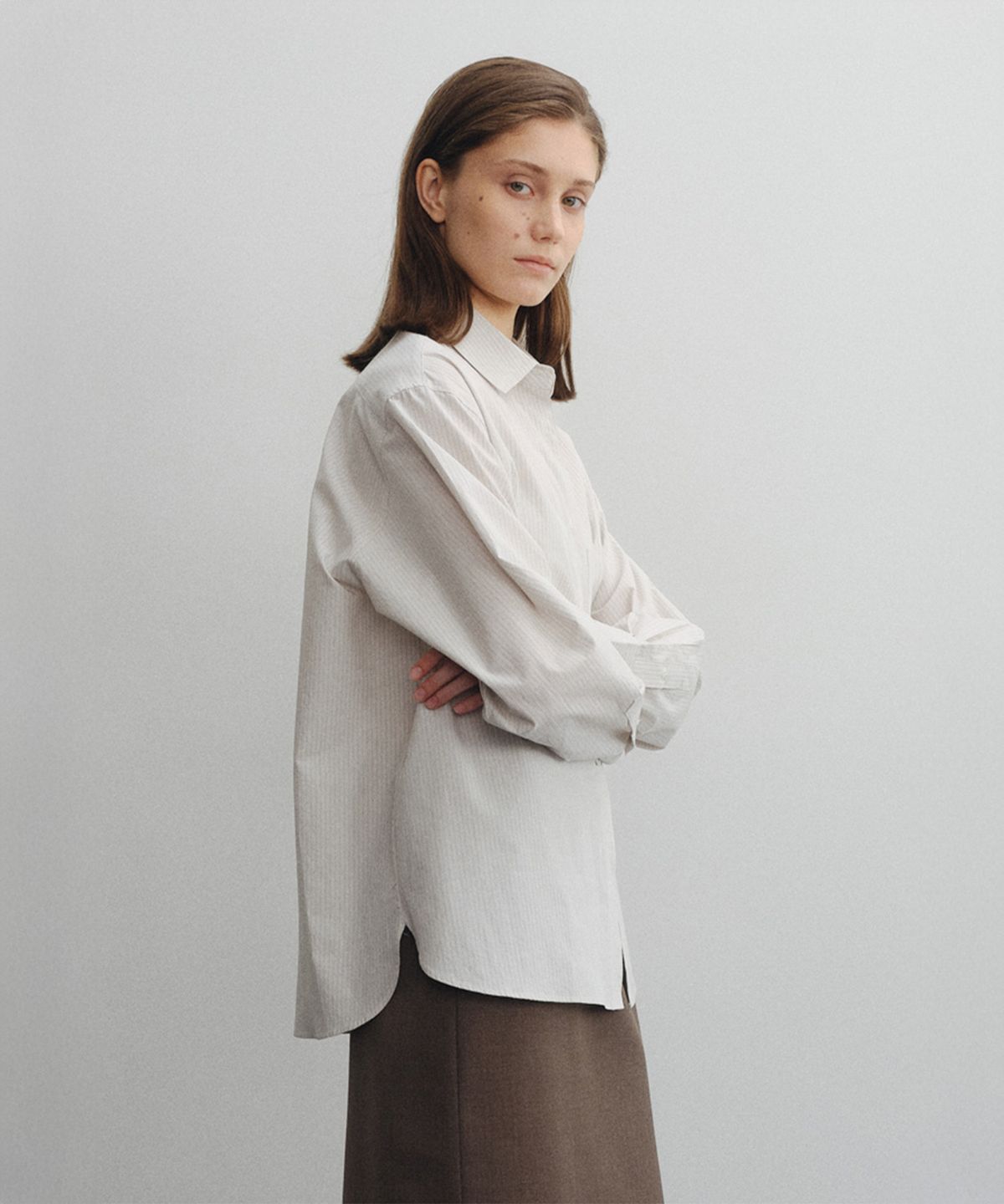 로트(LOTE) Exclusive Organic Cotton Stripe Shirt