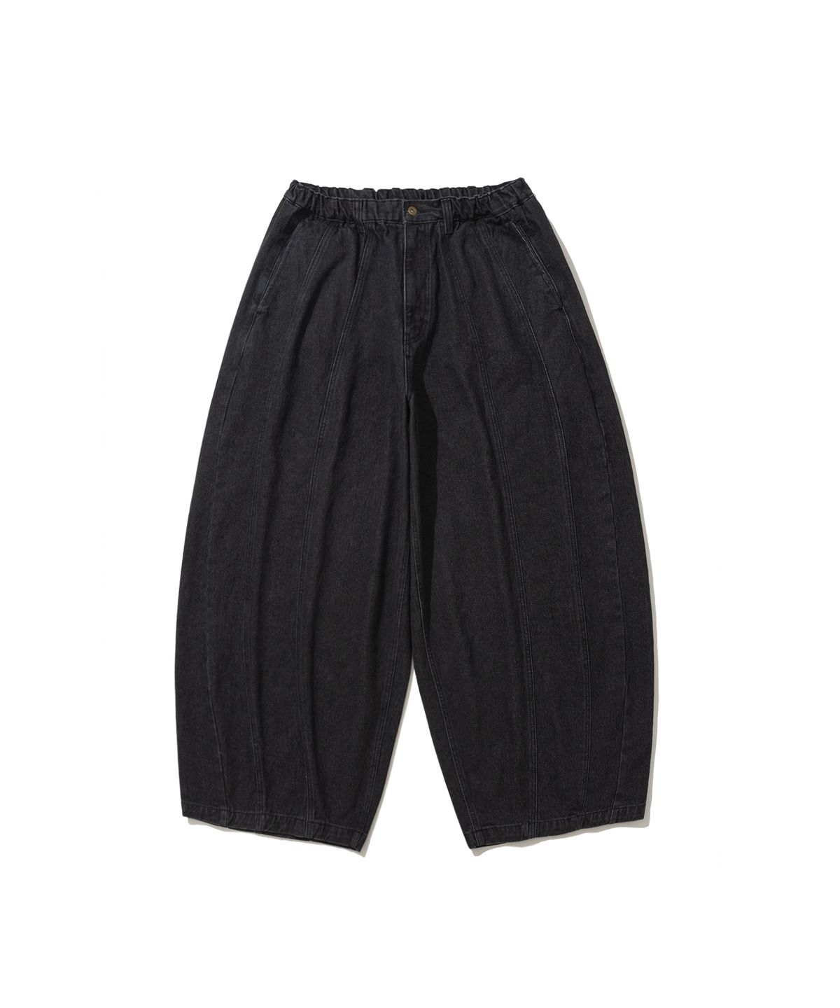 앵글런(ANGLAN) Balloon Iconic Denim Pants - Washed Black
