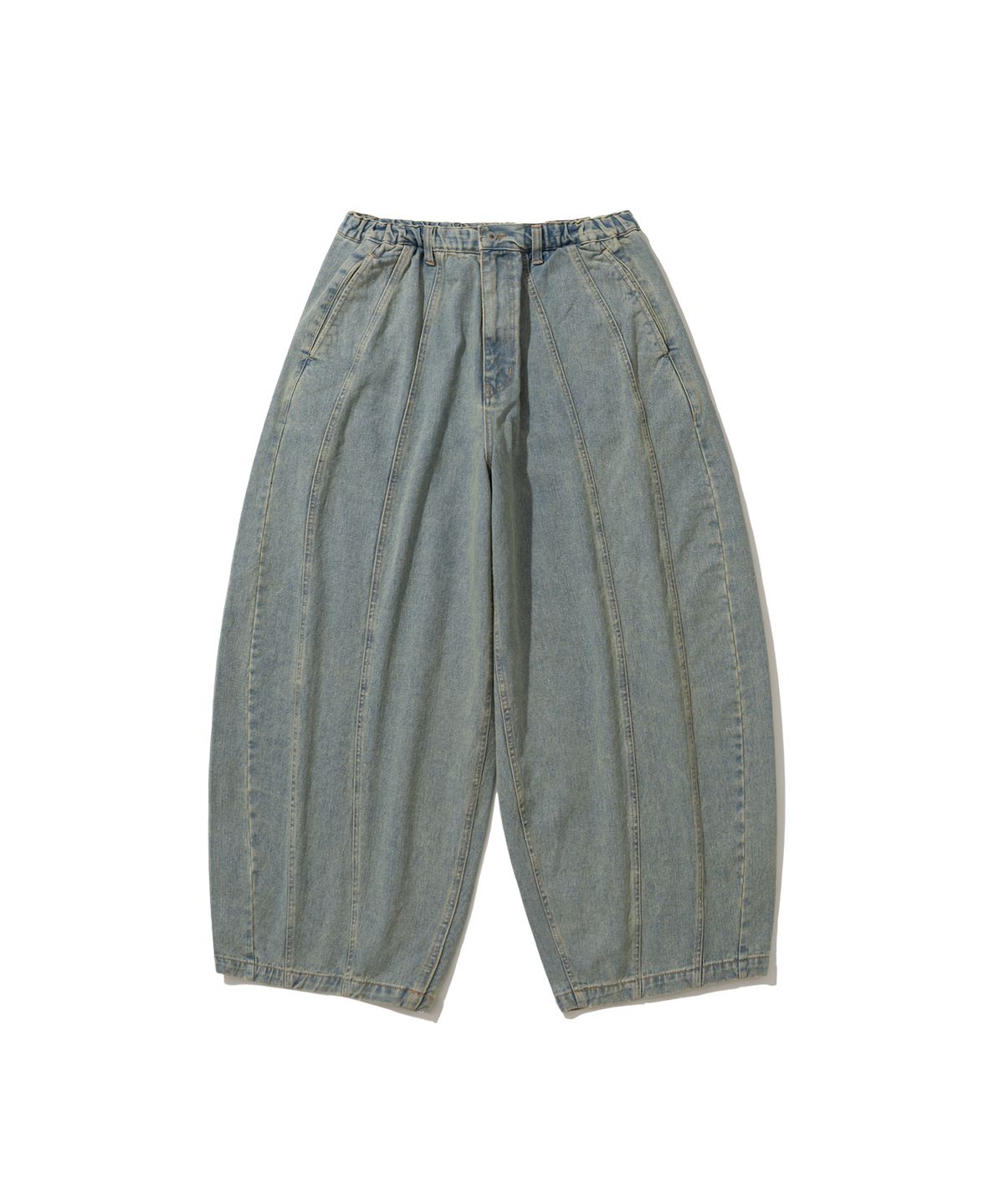 앵글런(ANGLAN) Balloon Iconic Denim Pants - Washed Blue