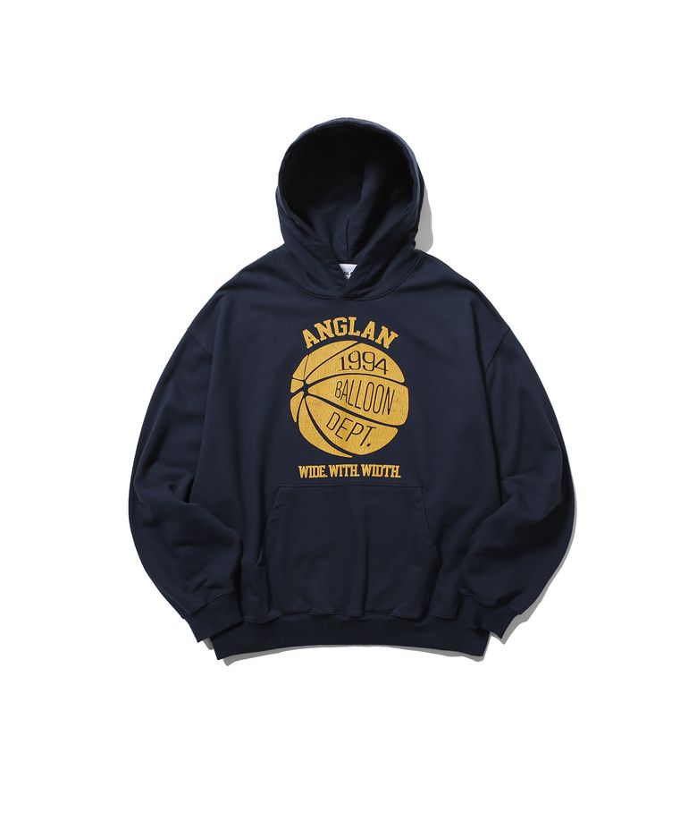 College Graphic Hoodie - Navy