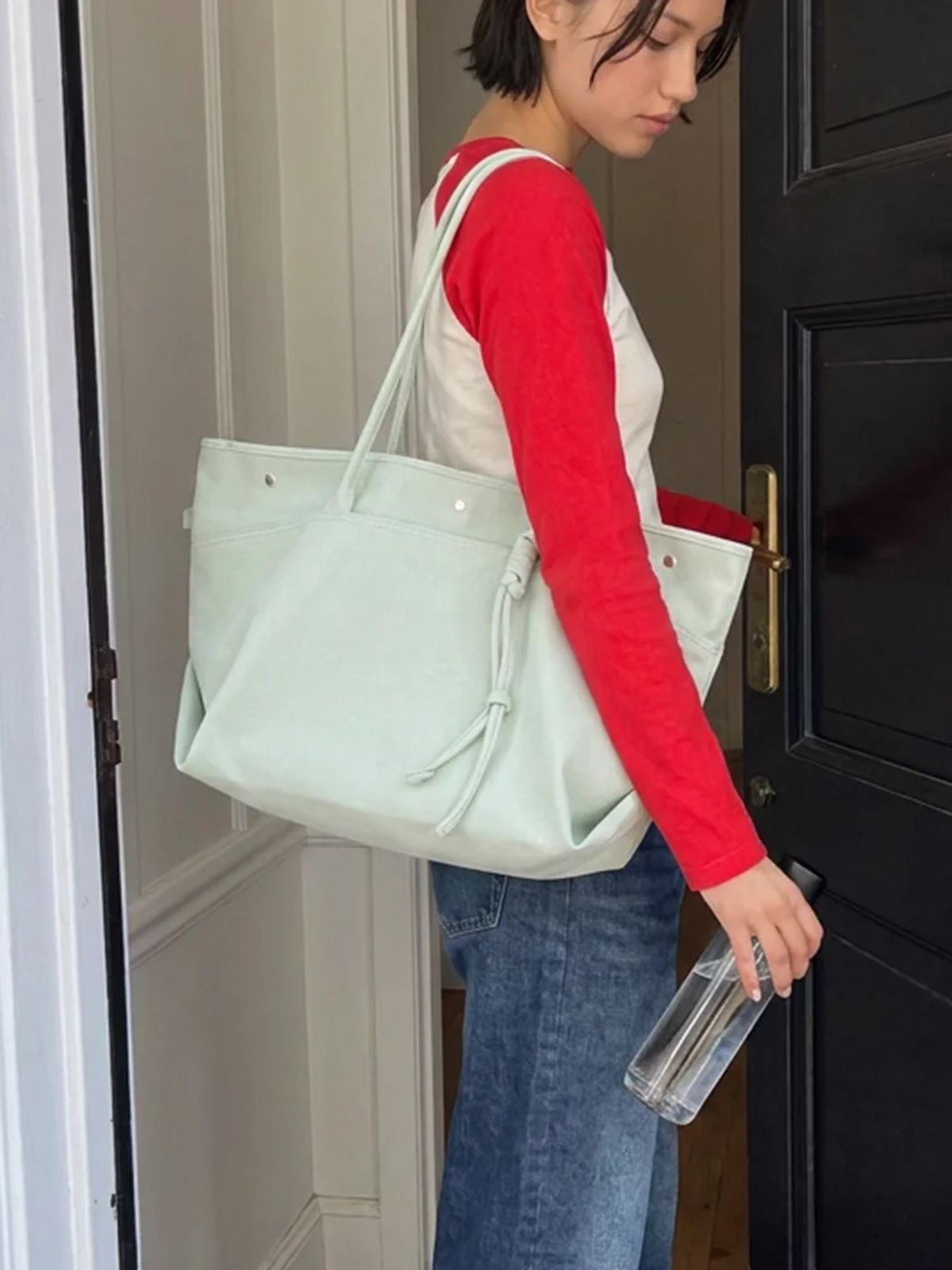 던팩토리(DAWN FACTORY) NOA BAG LARGE TWILL MINT 노아백 라지 트윌 민트