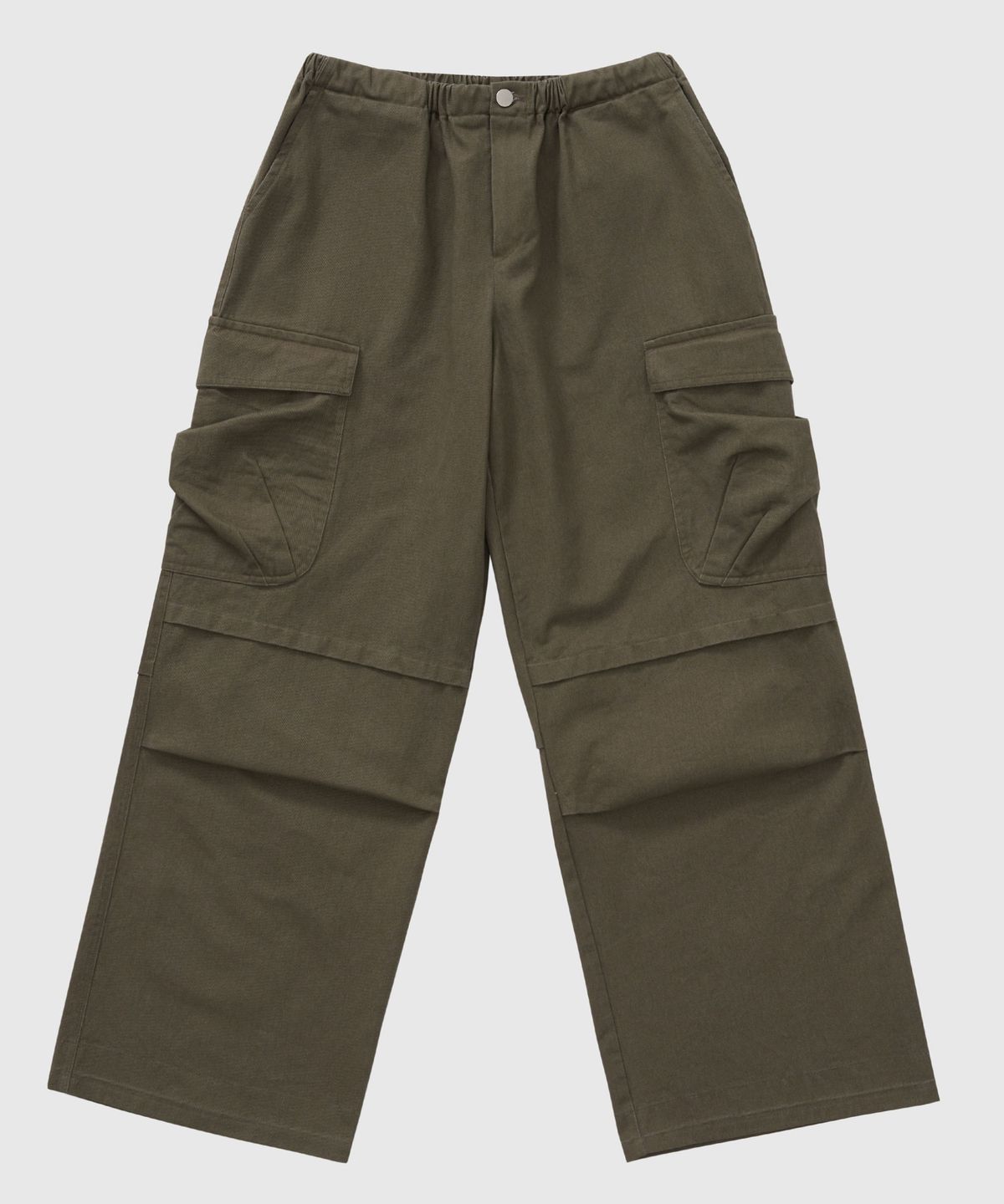 필프(PEALP) WIDE STRAIGHT CARGO PANTS 61 (KHAKI)