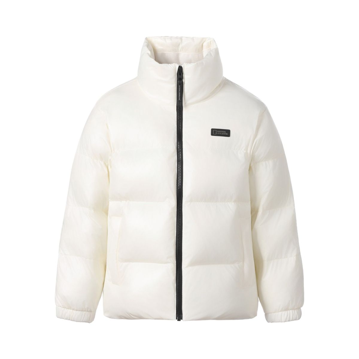 내셔널지오그래픽 키즈(NATIONAL GEOGRAPHIC KIDS) K264UPD910 스탠드넥 패딩 점퍼 CREAM