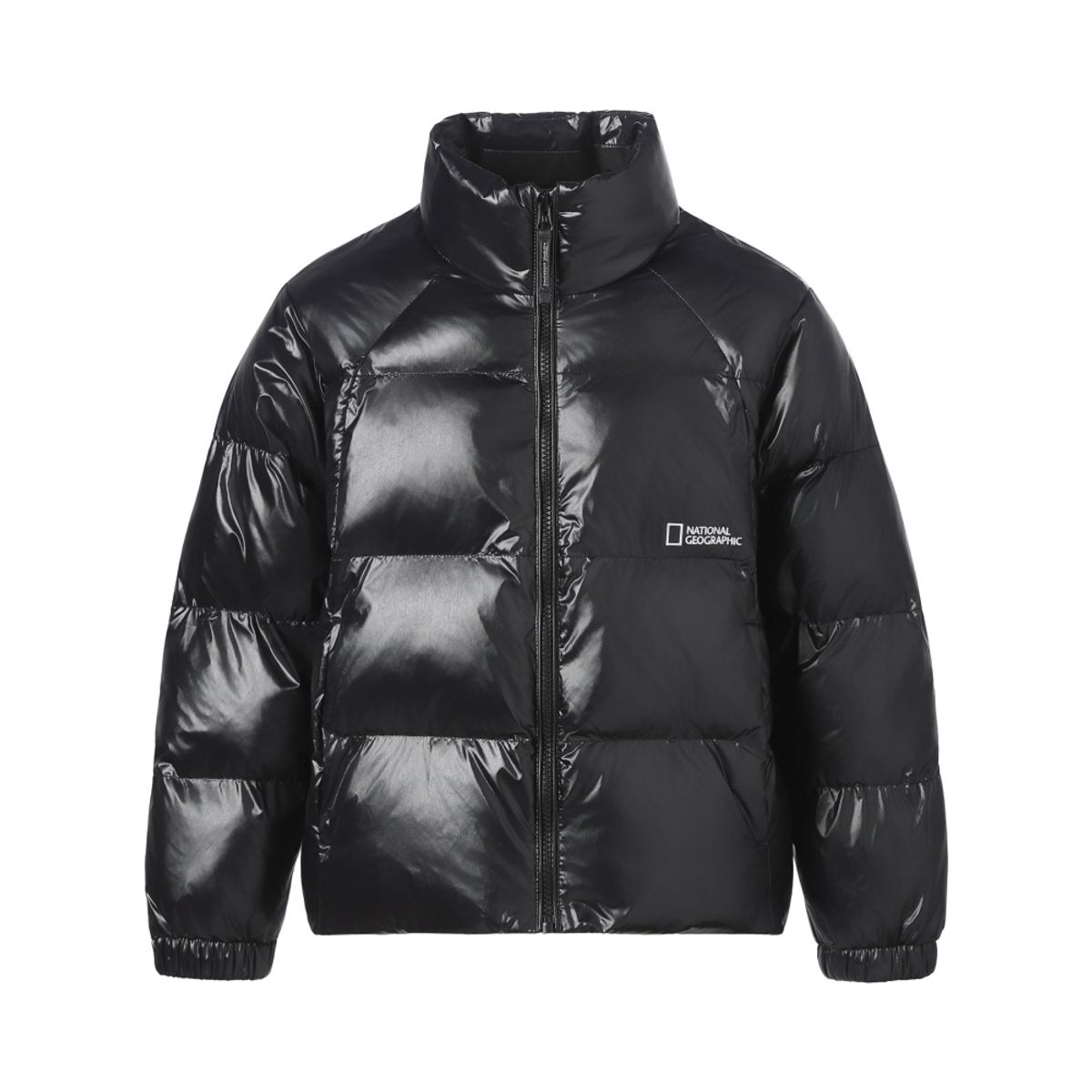 내셔널지오그래픽 키즈(NATIONAL GEOGRAPHIC KIDS) K264UPD901 글로시 패딩 점퍼 CARBON BLACK