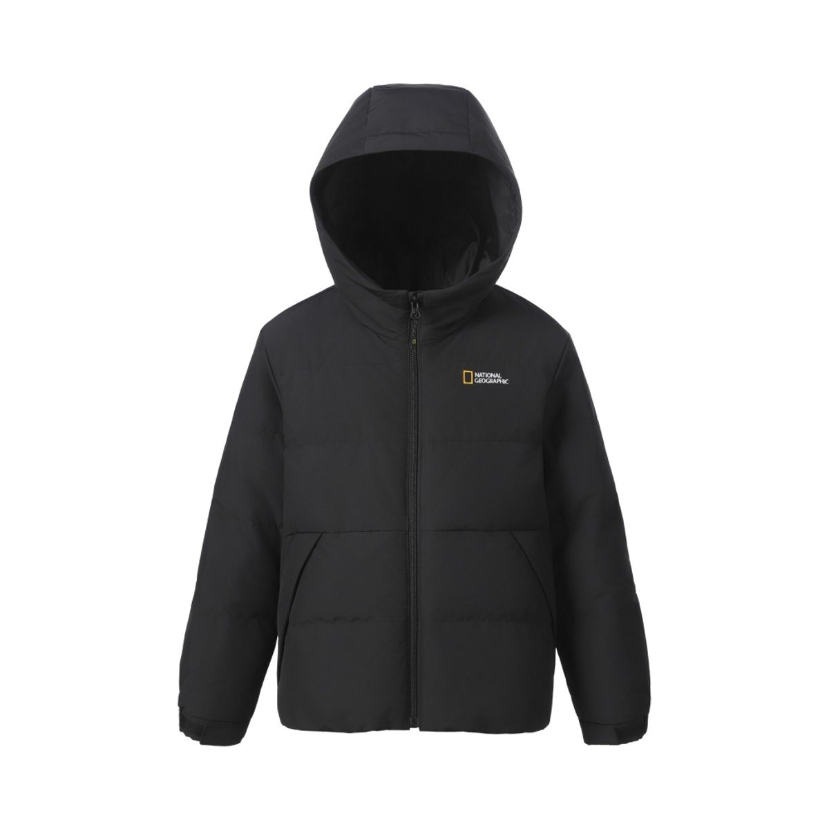 내셔널지오그래픽 키즈(NATIONAL GEOGRAPHIC KIDS) K264UDW912 헤론 후디 머스코비 라이트 다운 점퍼 CARBON BLACK