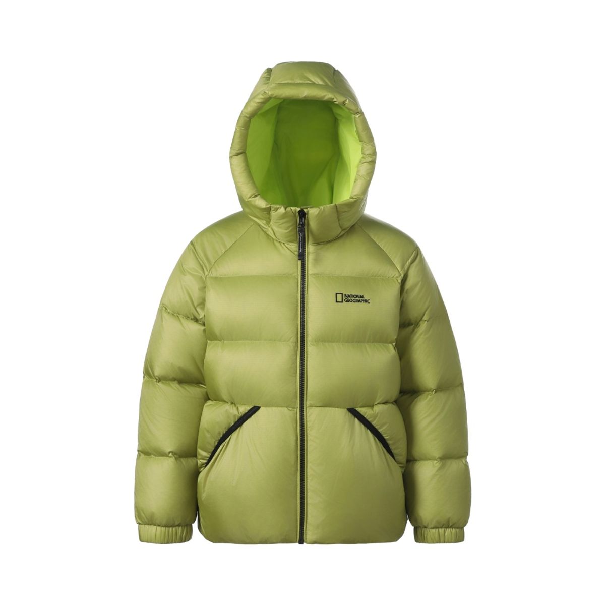 내셔널지오그래픽 키즈(NATIONAL GEOGRAPHIC KIDS) K264UDW903 숏 덕 다운 자켓 OLIVE