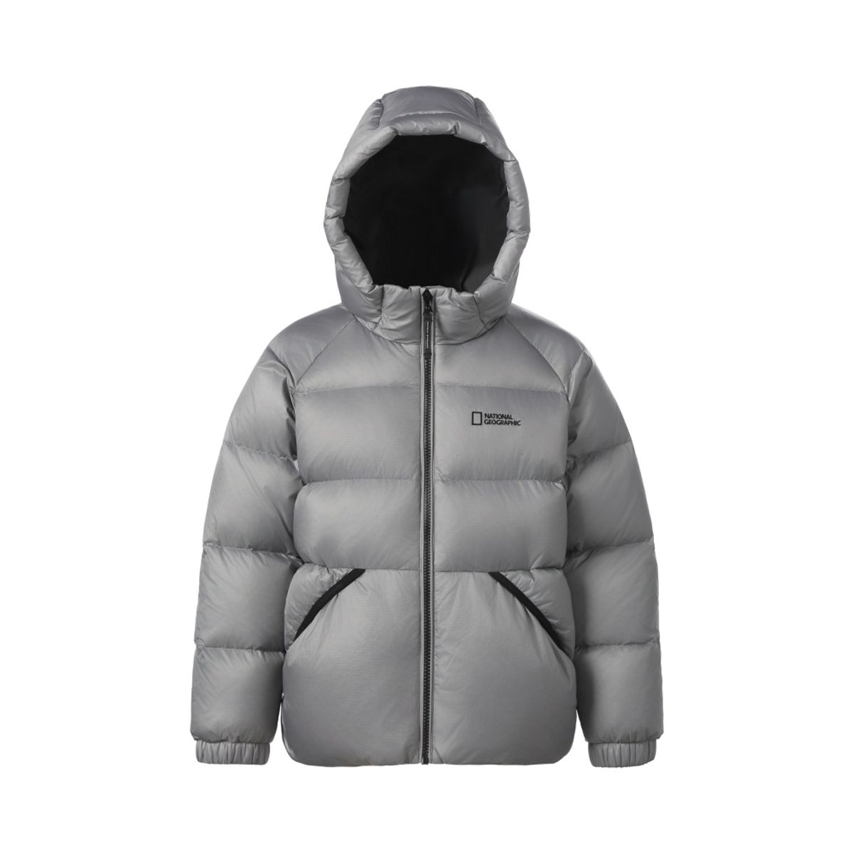 내셔널지오그래픽 키즈(NATIONAL GEOGRAPHIC KIDS) K264UDW903 숏 덕 다운 자켓 SILVER GREY