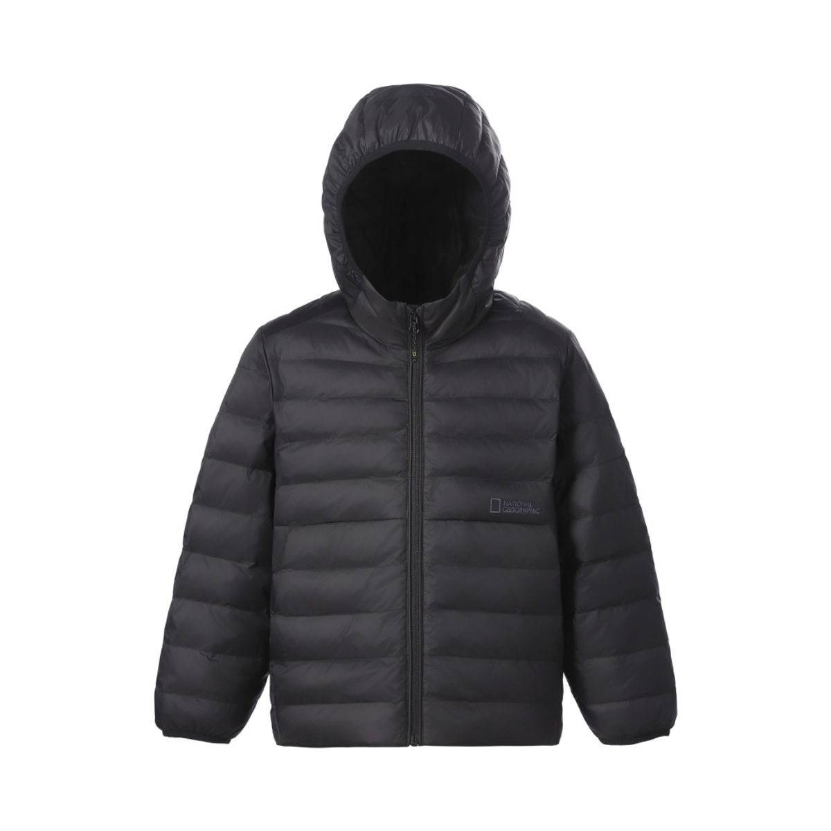 내셔널지오그래픽 키즈(NATIONAL GEOGRAPHIC KIDS) K264UDW902 경량 후디 덕 다운 점퍼 CARBON BLACK