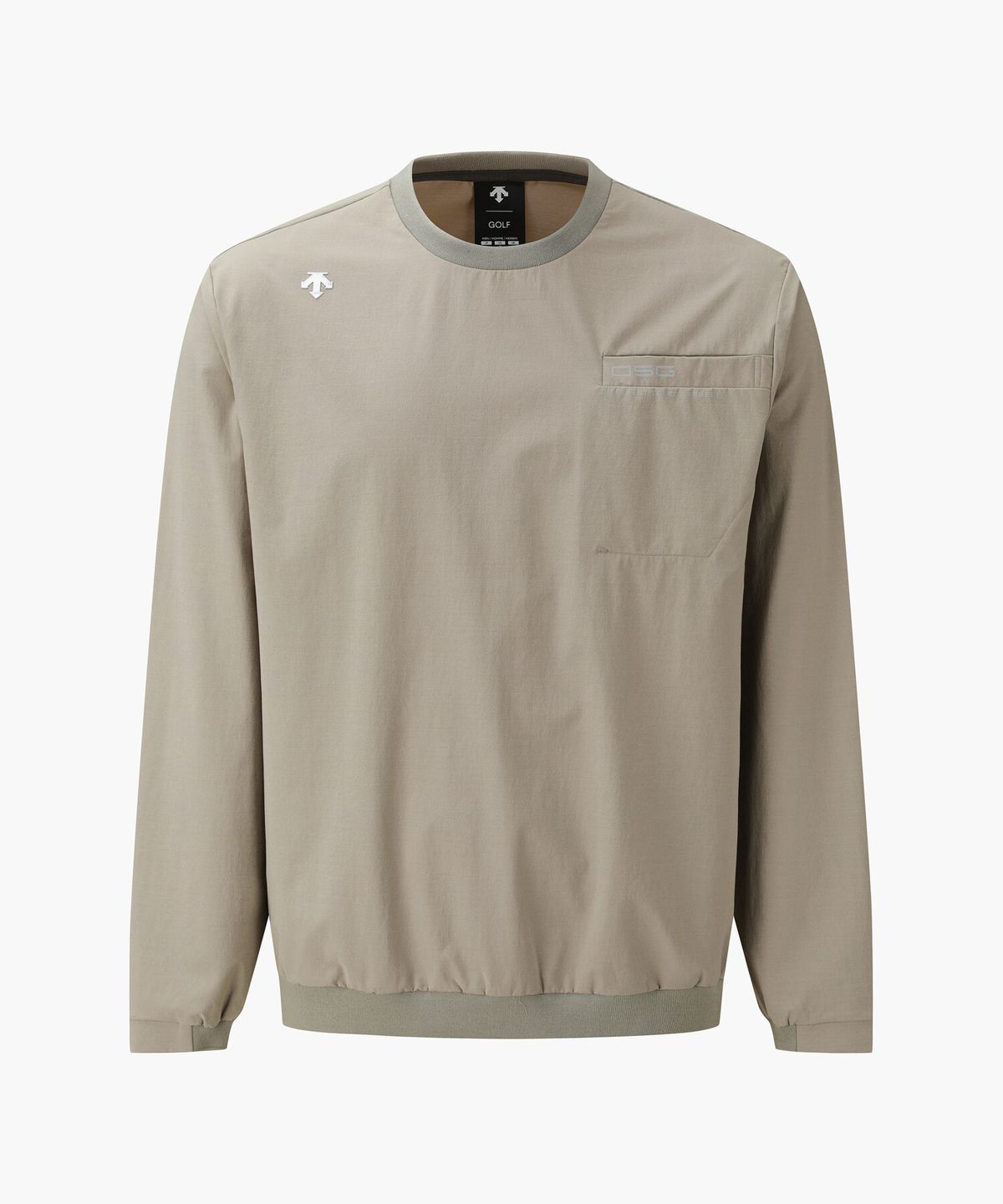 데상트 골프(DESCENTE GOLF) 남성 우븐 라운드 긴팔 티셔츠  DR32MFTL82