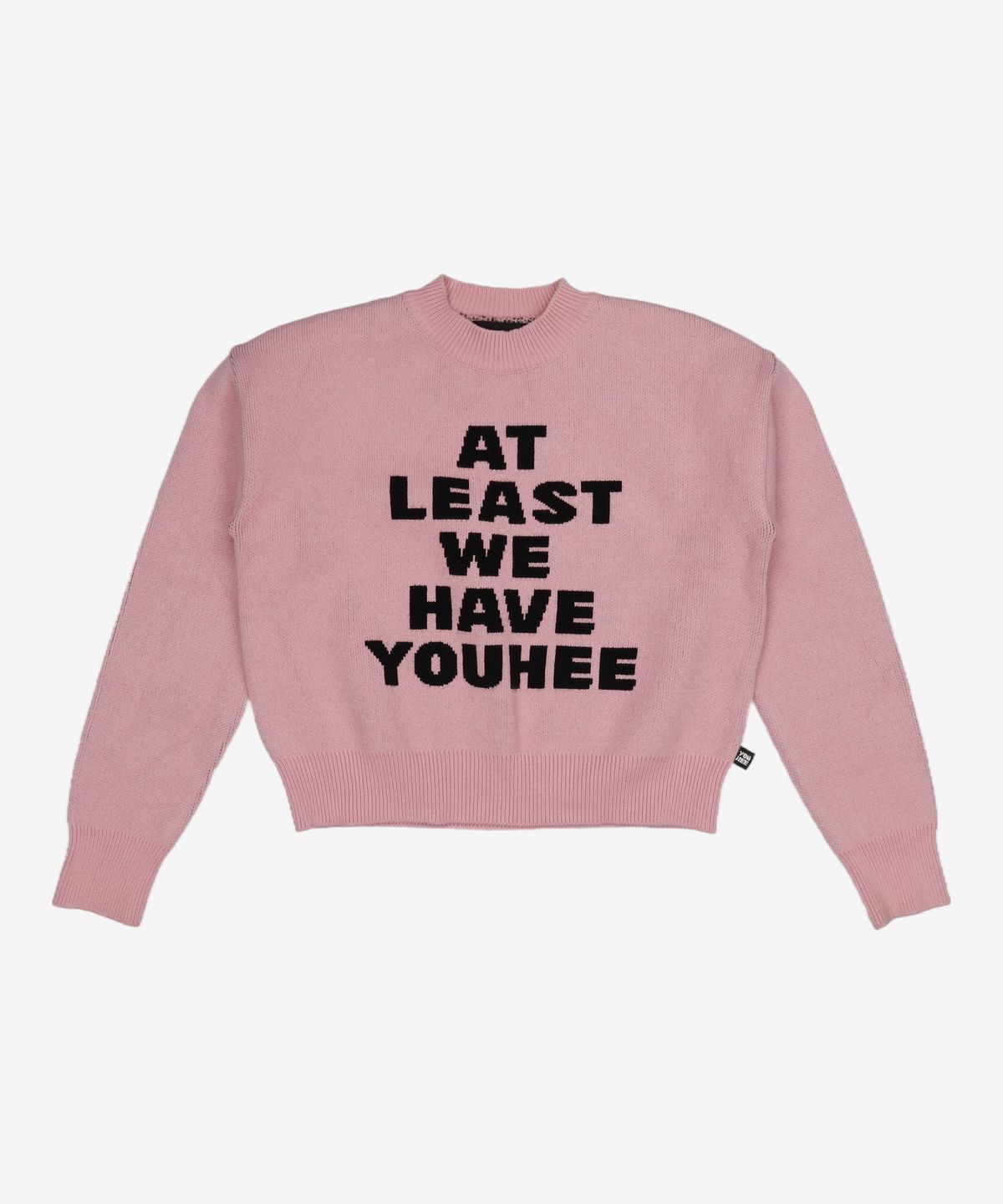 유희(YOUHEE) YOUHEE LETTERING PULLOVER KNIT PINK FREE