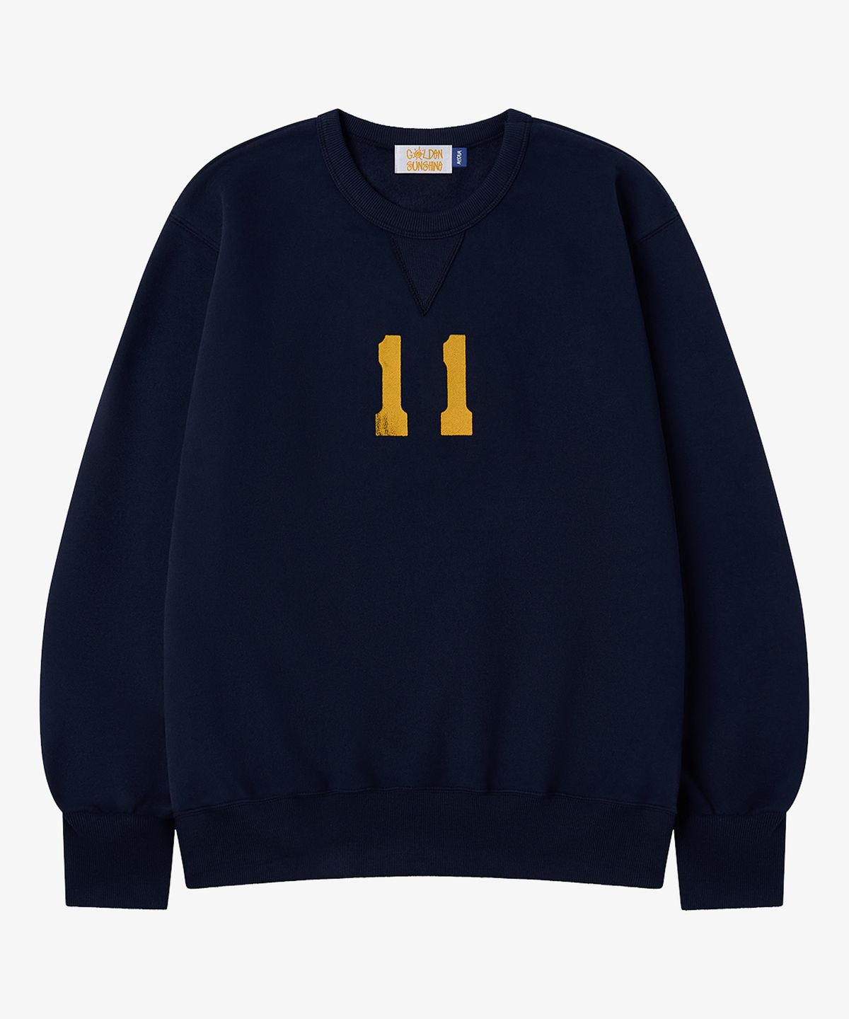 골든선샤인(GOLDEN SUNSHINE) Eleven numbering sweatshirts_Navy