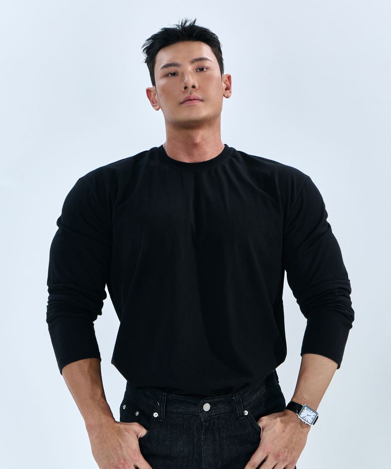 [2PACK] 시그니처 코튼 빅 사이즈 머슬핏 긴팔 티셔츠 (2color)