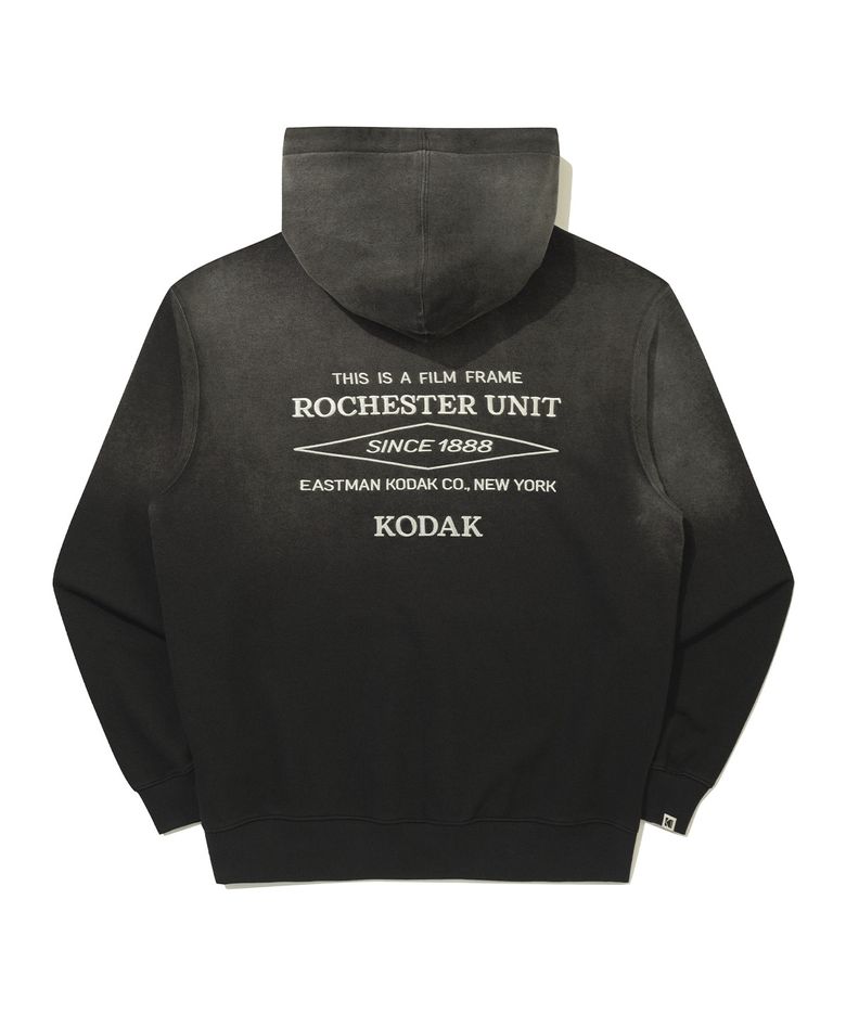 플래시 블러워싱 후드 티셔츠 CHARCOAL