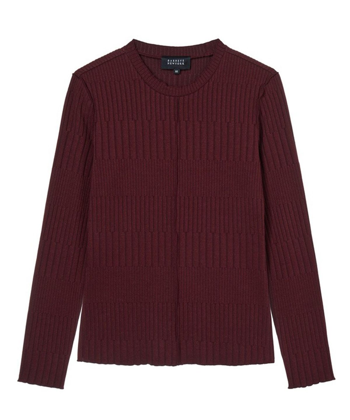 바니스뉴욕(BARNEYS NEWYORK) 26FW 레터스 프릴 풀오버 와인