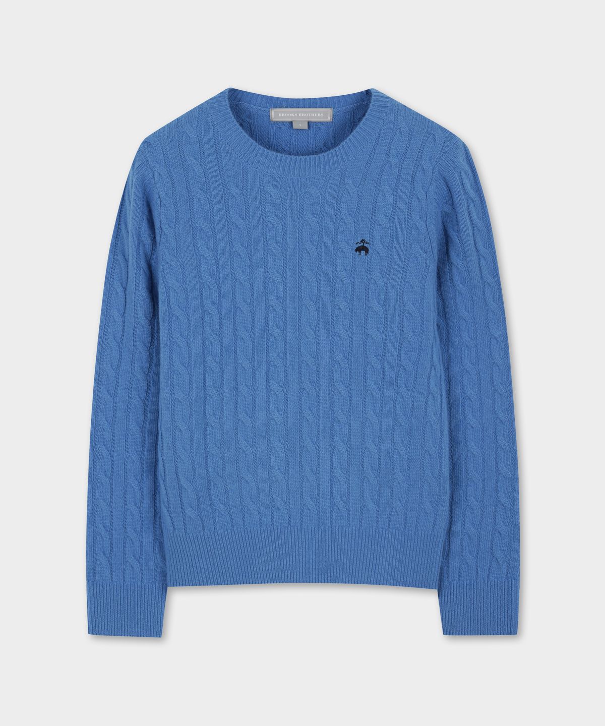 브룩스 브라더스(BROOKS BROTHERS) [여성] 울 케이블 스웨터 (블루) (BBWRWBZ401)