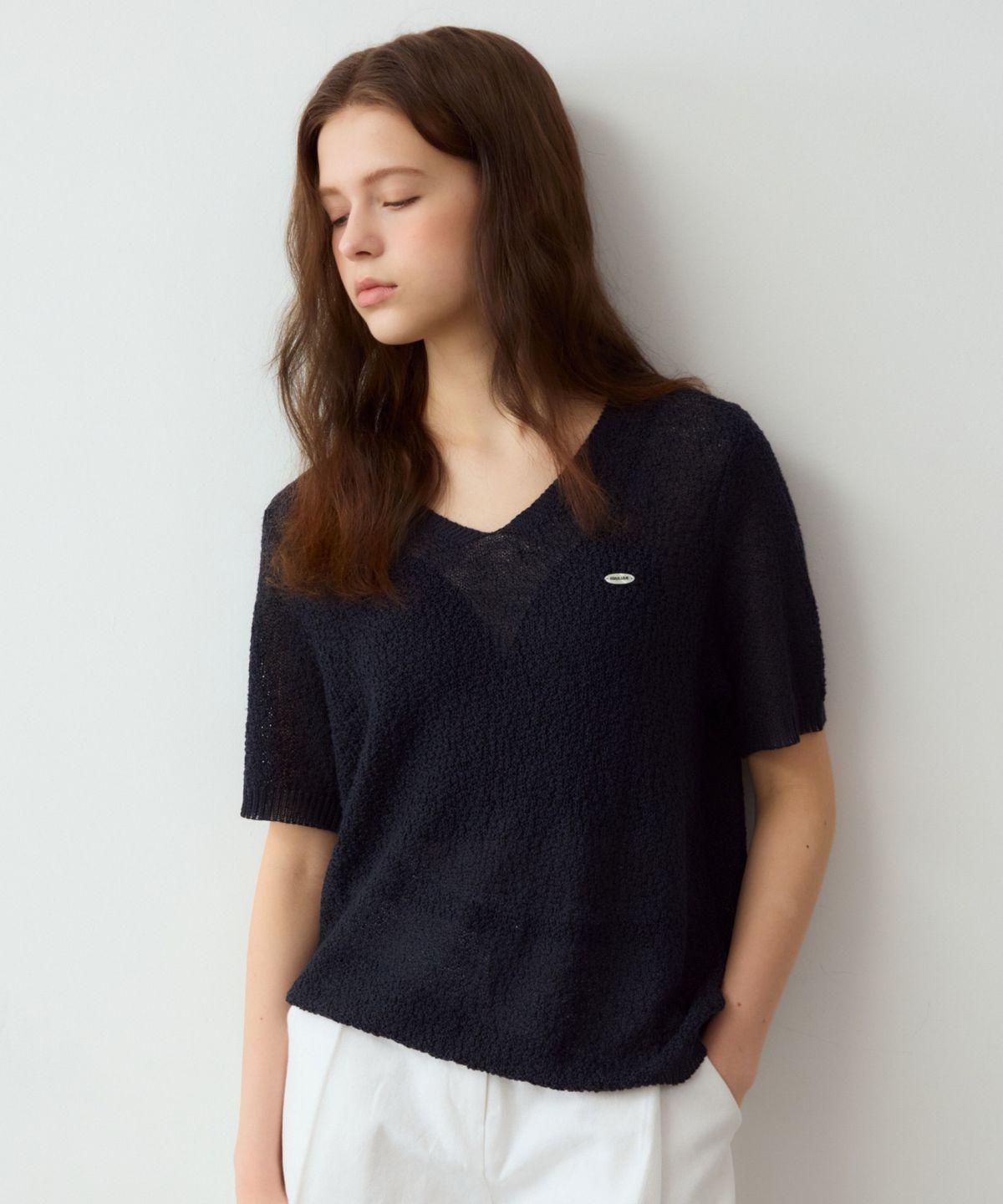 어다울(ADAUL) Summer net airy loose fit knit - 4color