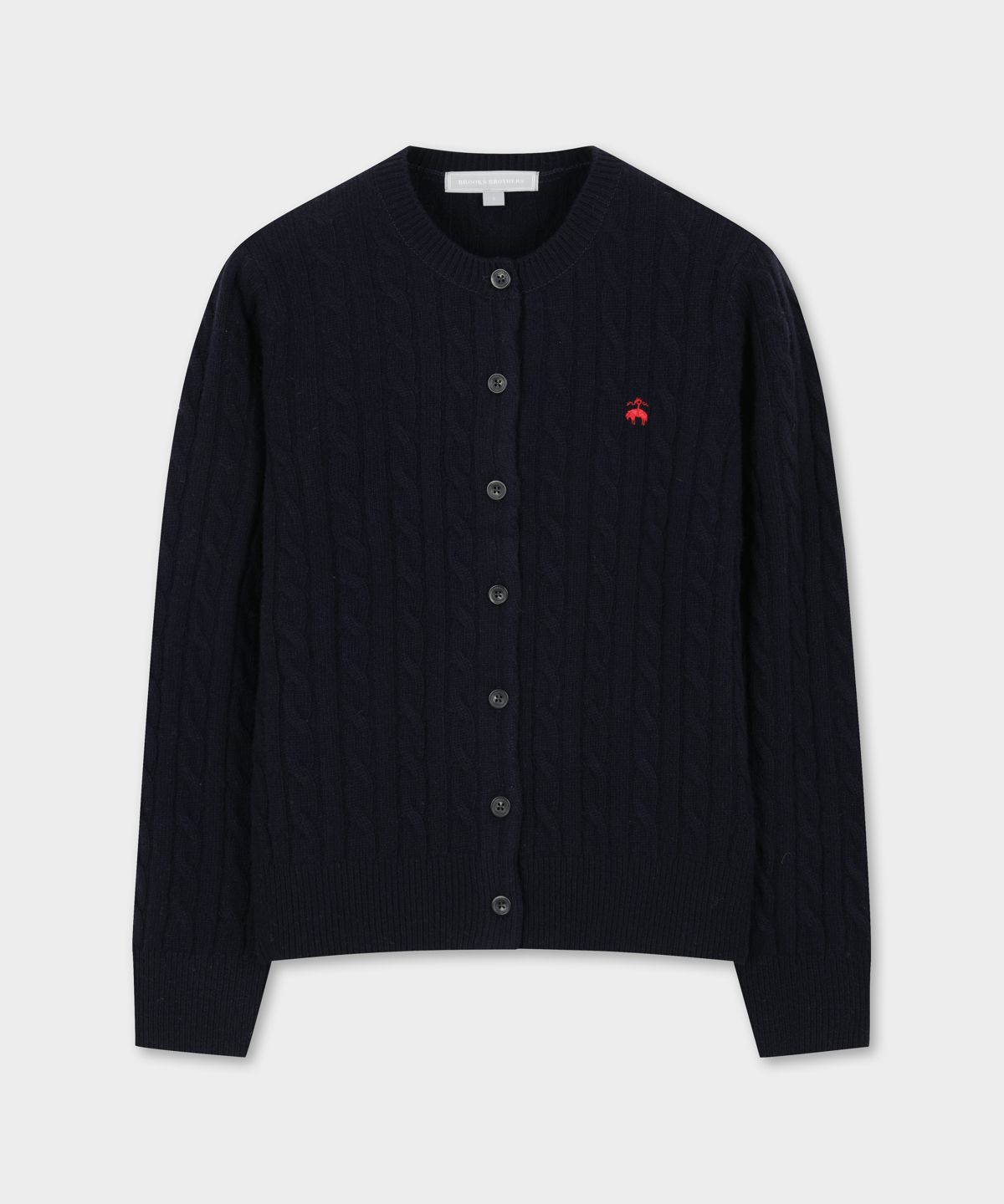 브룩스 브라더스(BROOKS BROTHERS) [여성] 울 케이블 가디건 (네이비) (BBWCWBZ402)