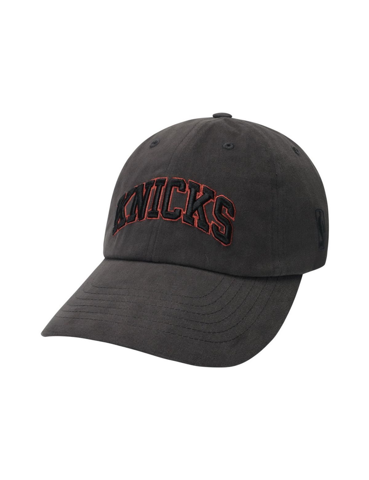 엔비에이(NBA) 볼륨 아치 로고 소프트 볼캡 다크 그레이