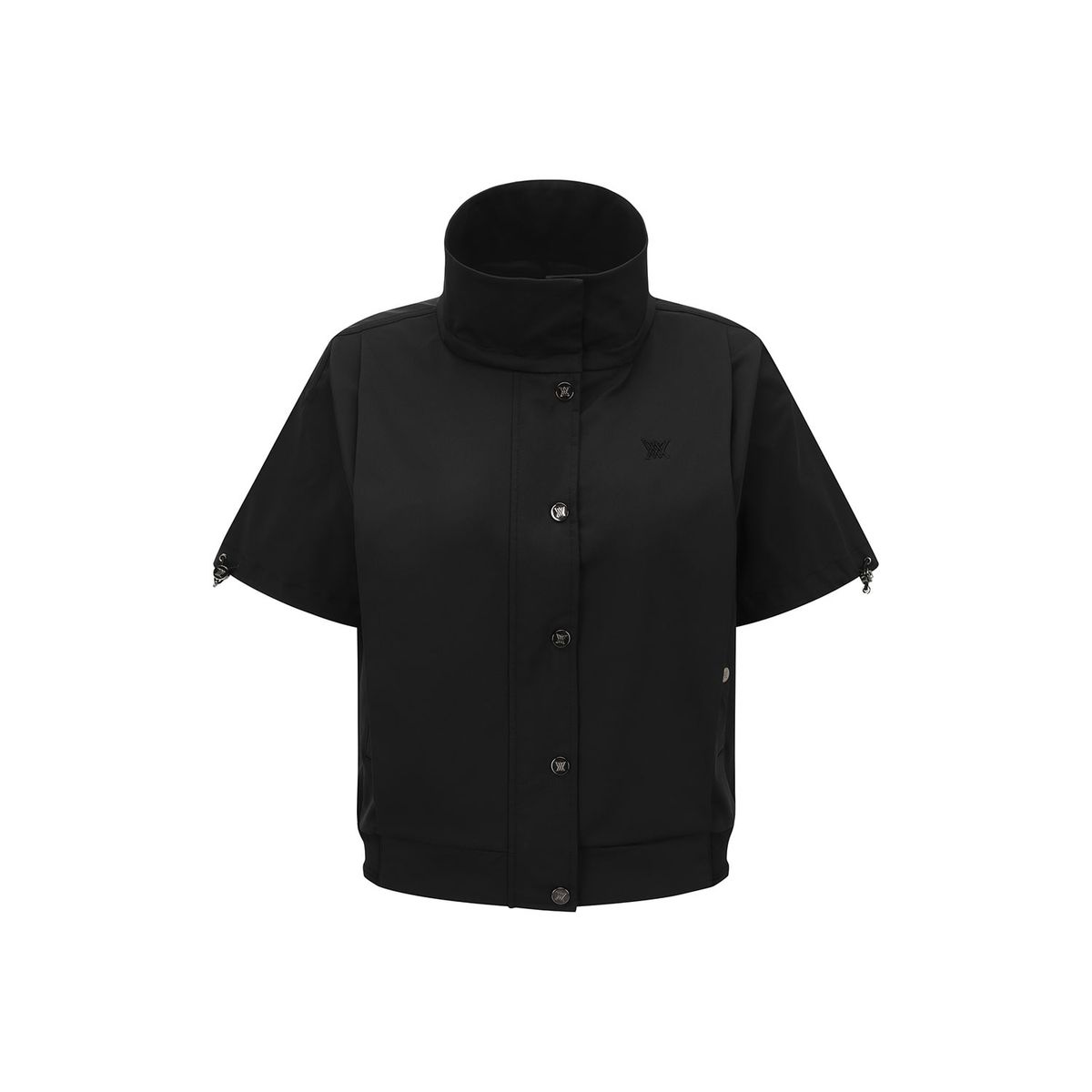 어뉴골프(ANEW GOLF) WOMEN SHORT SLEEVE HOODED ANORAK SET_BK