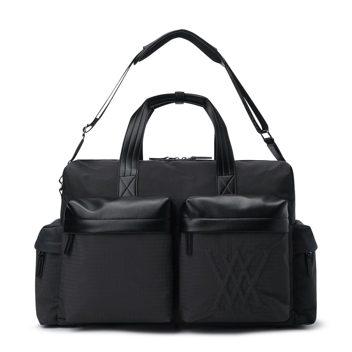 어뉴골프(ANEW GOLF) UNI COLOR BLOCK BOSTON BAG_BK