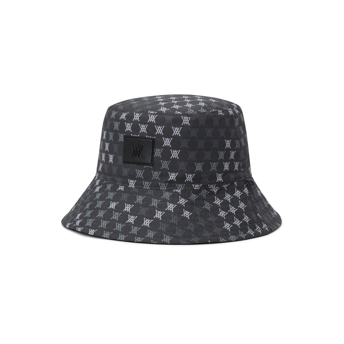 어뉴골프(ANEW GOLF) UNI LOGO MOSAIC REVERSIBLE BUCKET HAT_BK