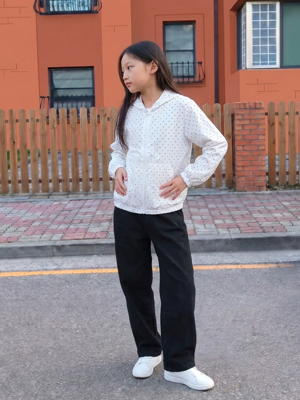 행텐 틴즈(HANGTEN TEENS) 틴즈 여아 커브드 우븐 팬츠_100(14580-150-602-69)