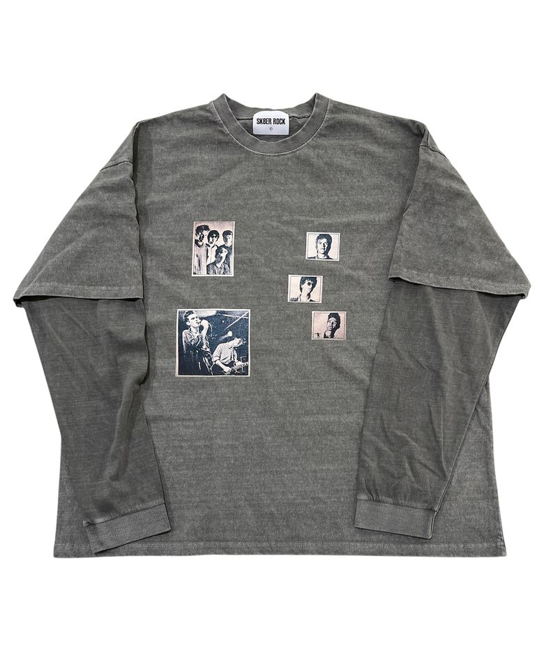 Lost Youth Pigment Layered T-Shirt (Gray)