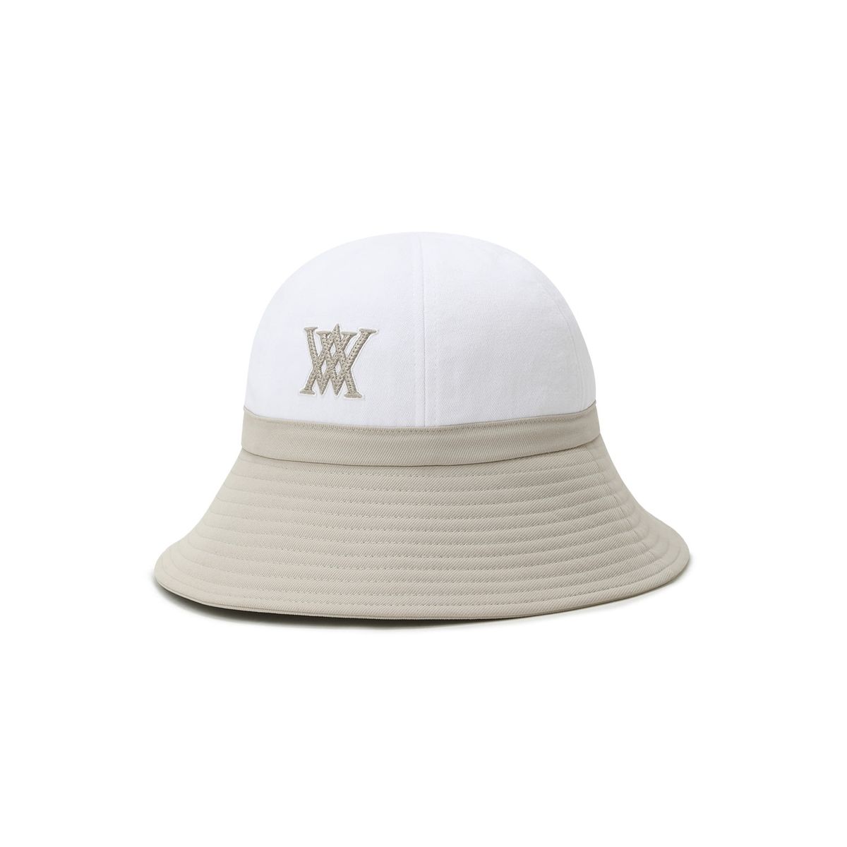 어뉴골프(ANEW GOLF) WOMEN FABRIC MIX BUCKET HAT_WH