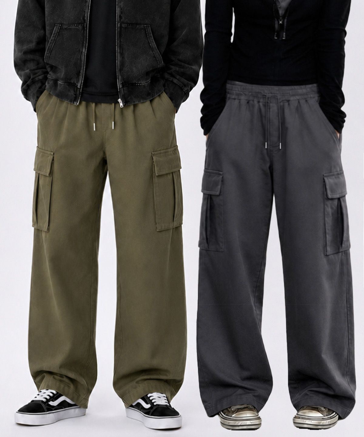 포더핏(FOR THE FIT) 360 카고 와이드 팬츠_4color