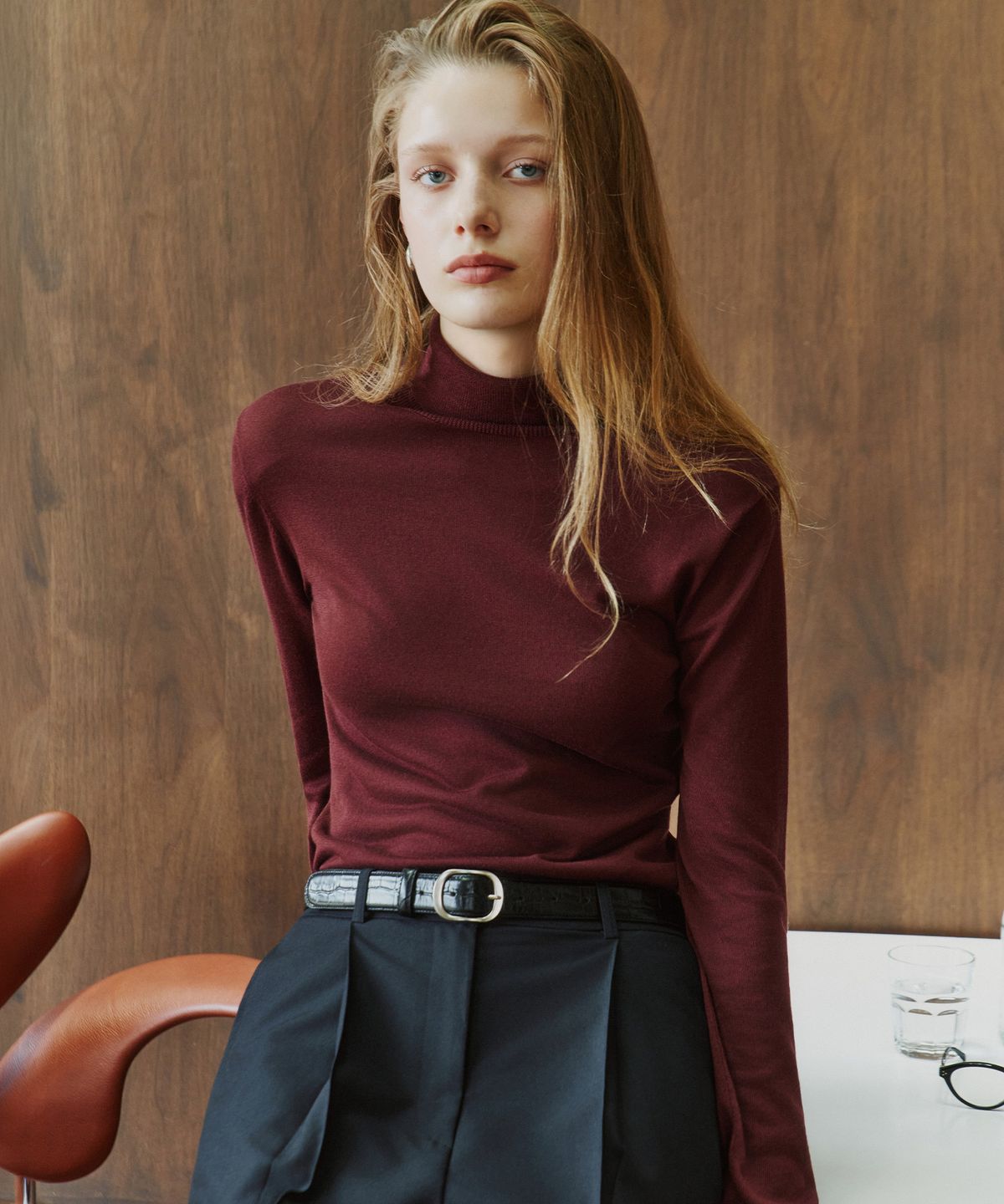 시야쥬(SIYAZU) SIAC3152 Croco Belt_Black