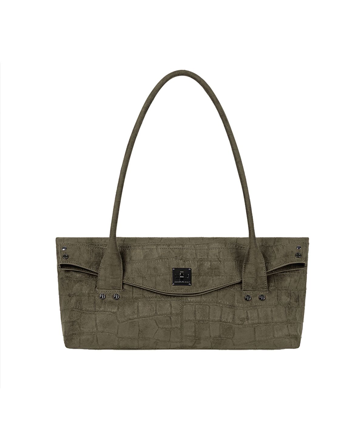 트리밍버드(TREEMINGBIRD) Flap Shoulder Bag [ Khaki ]