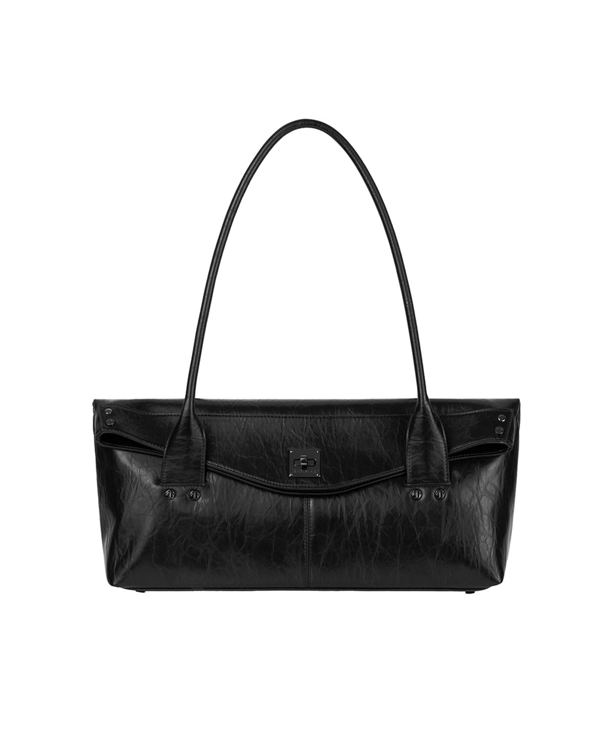 트리밍버드(TREEMINGBIRD) Flap Shoulder Bag [ Black ]